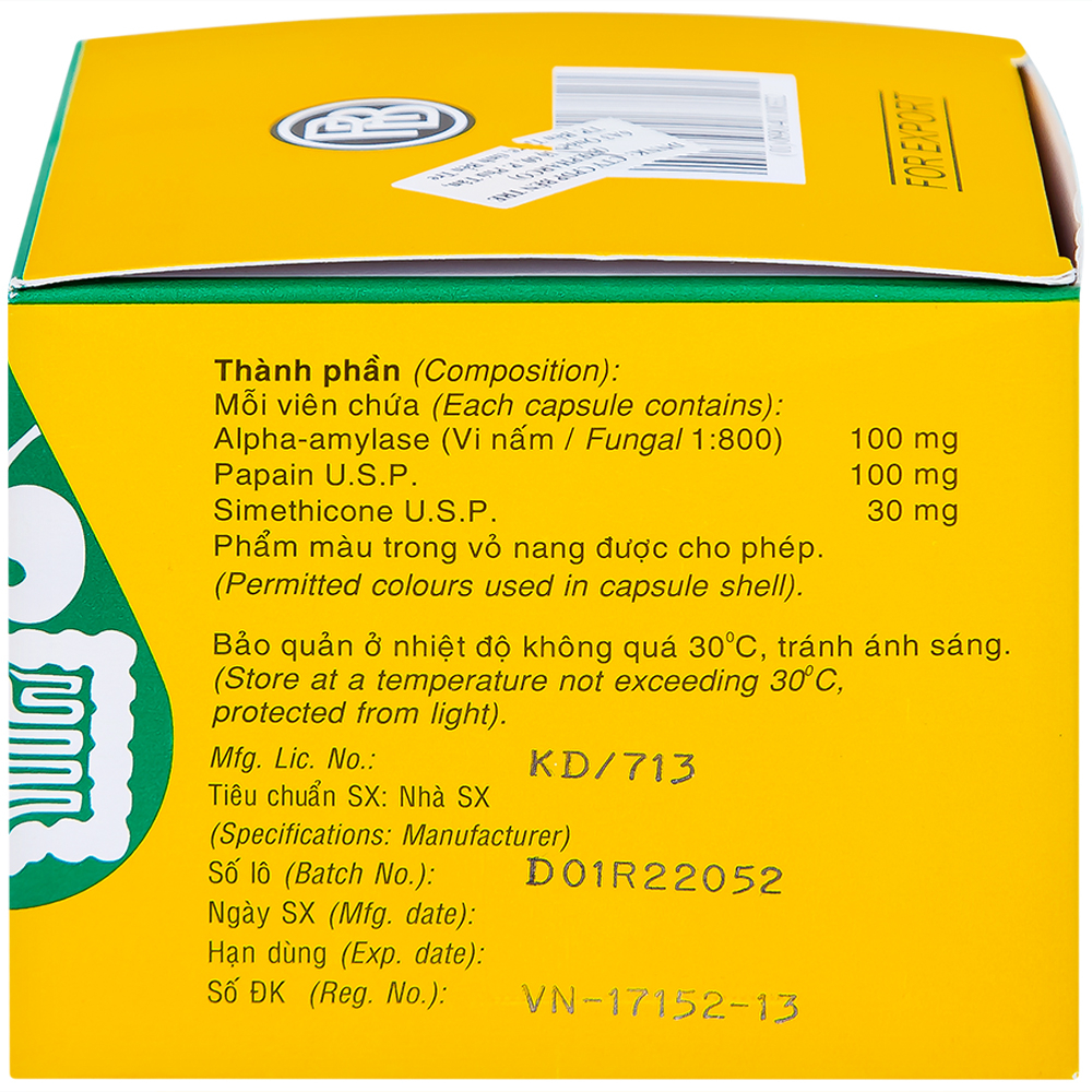 Men tiêu hóa Neopeptine Raptakos hỗ trợ điều trị đầy hơi, khó tiêu, biếng ăn (10 vỉ x 10 viên) 