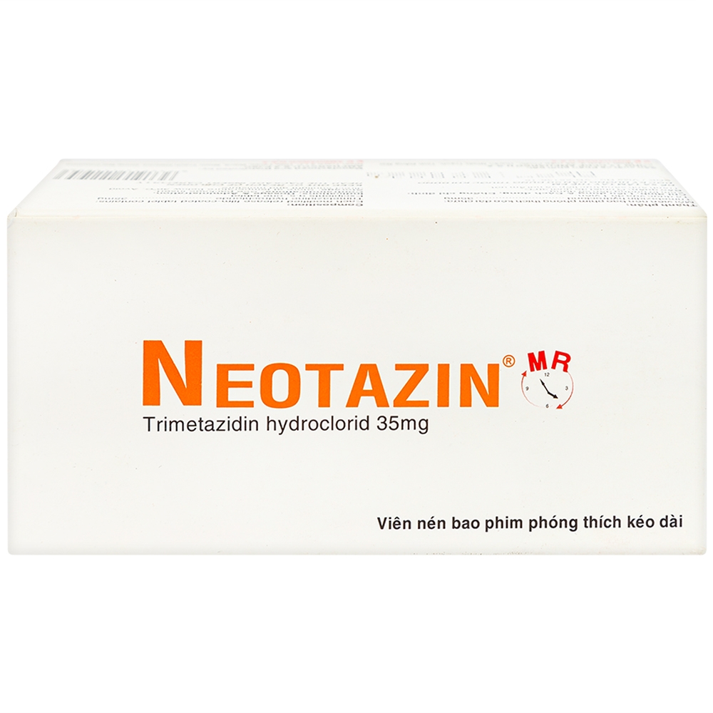 Thuốc Neotazin MR 35mg Ampharco trị đau thắt ngực (10 vỉ x 10 viên)