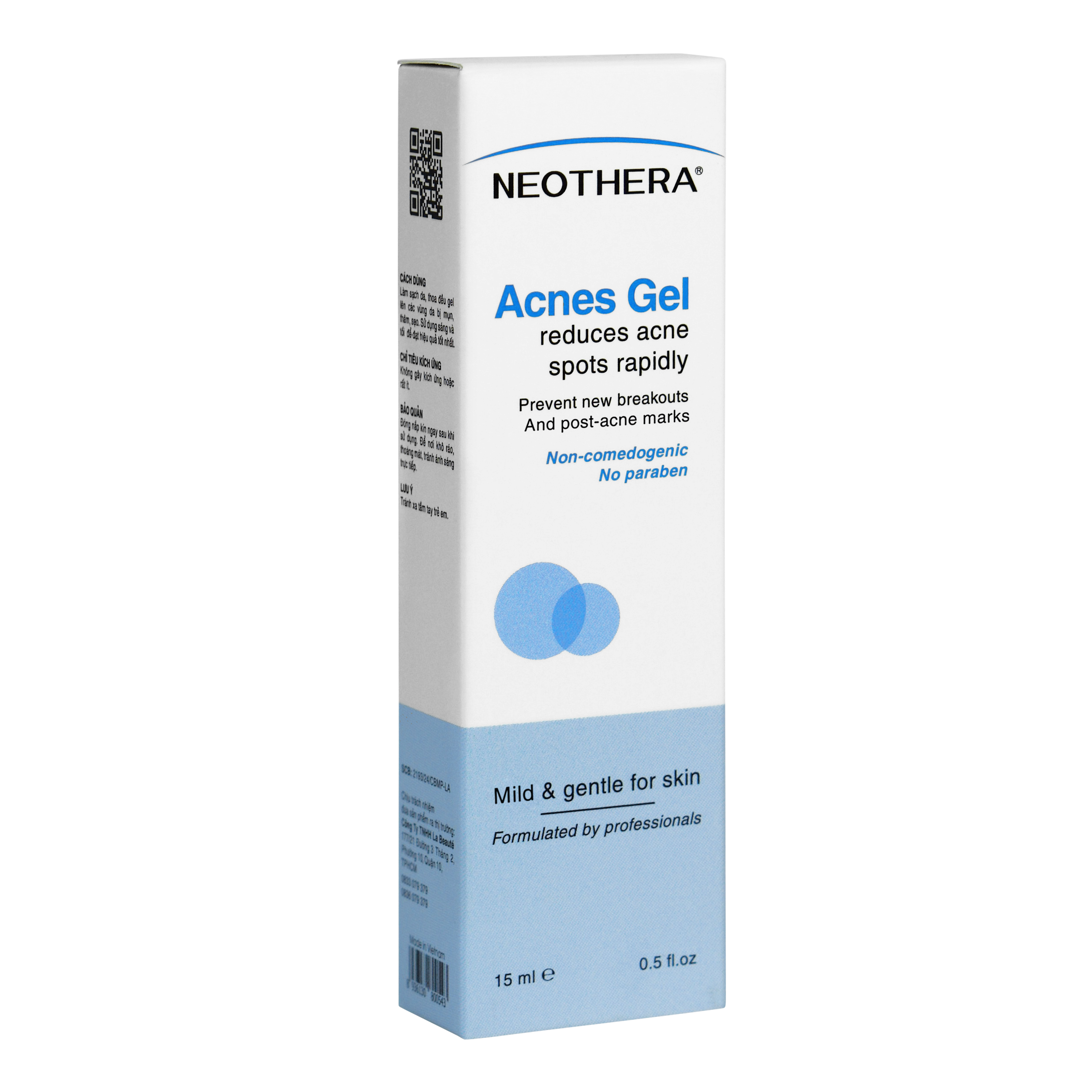 Gel bôi Neothera Acnes hỗ trợ làm giảm mụn (15ml)