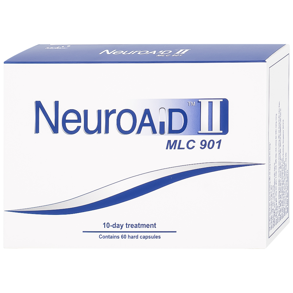 Thuốc NeuroAID II MLC 901 Moleac điều trị phục hồi chức năng cho bệnh nhân đột quỵ (3 hộp x 60 viên)
