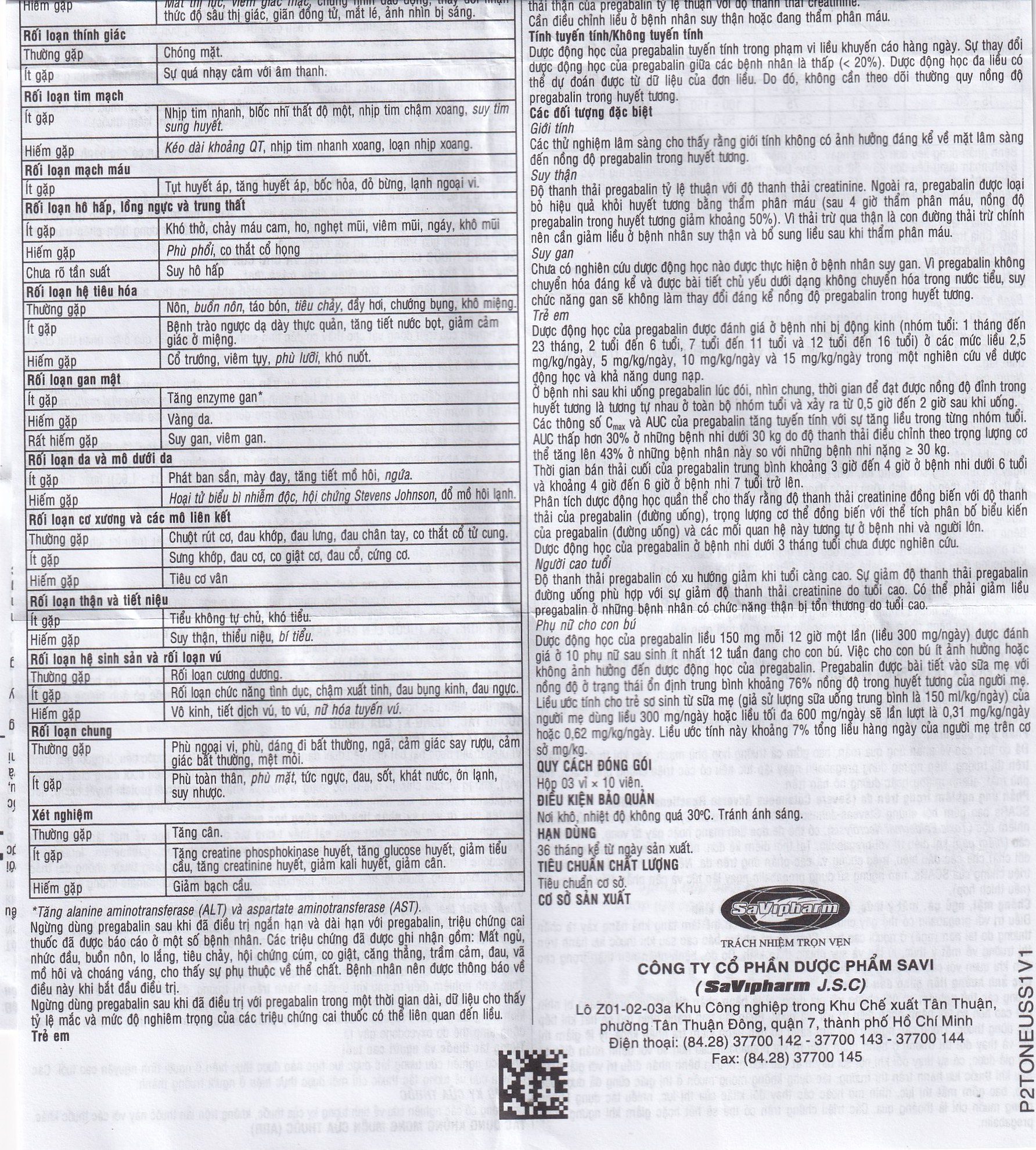 Thuốc Neusupo 50mg Savipharm đau thần kinh, lo âu lan tỏa, đau cơ xơ hóa, hỗ trợ động kinh cục bộ (3 vỉ x 10 viên)