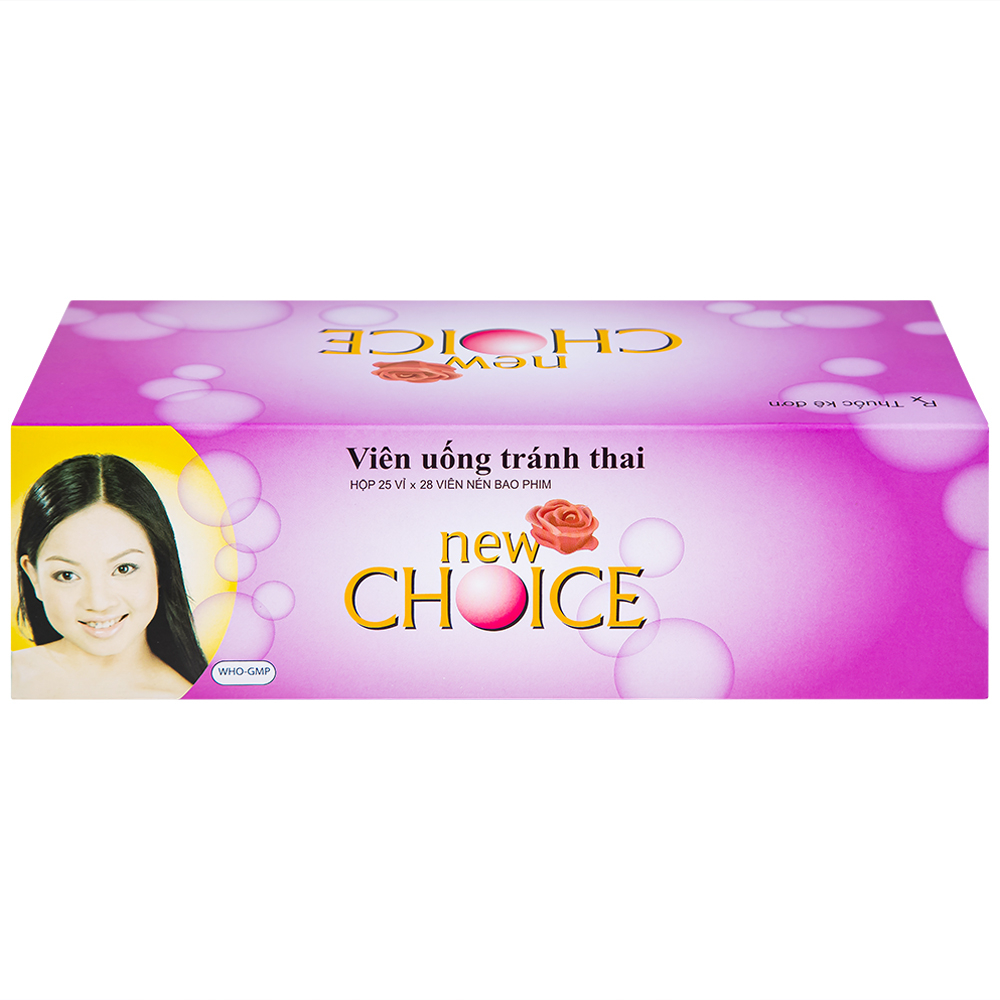 Thuốc Newchoice Nam Hà dùng để tránh thai (25 vỉ x 28 viên)