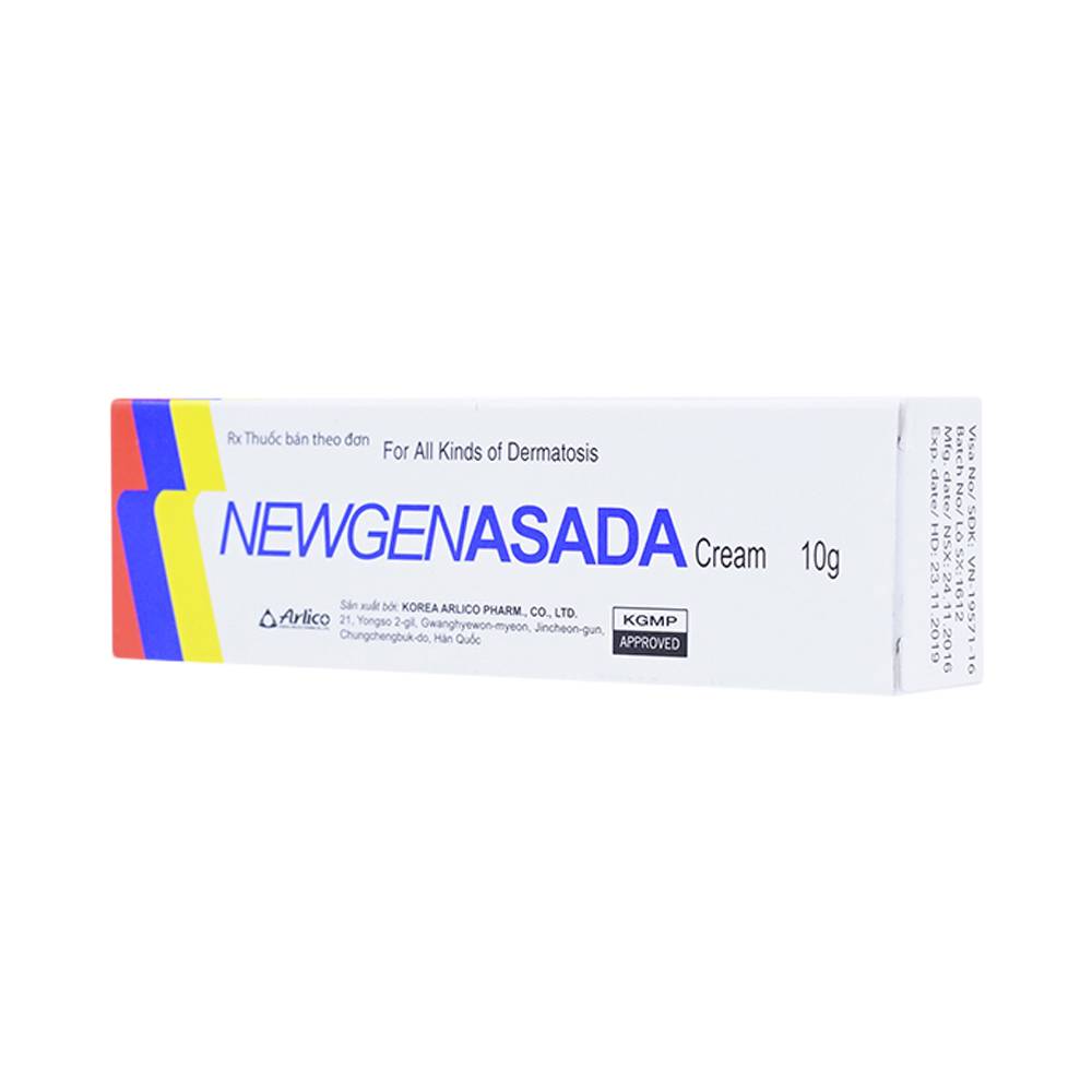Kem bôi da NewgenAsada Arlico điều trị chàm, viêm da do tiếp xúc, dị ứng (10g)