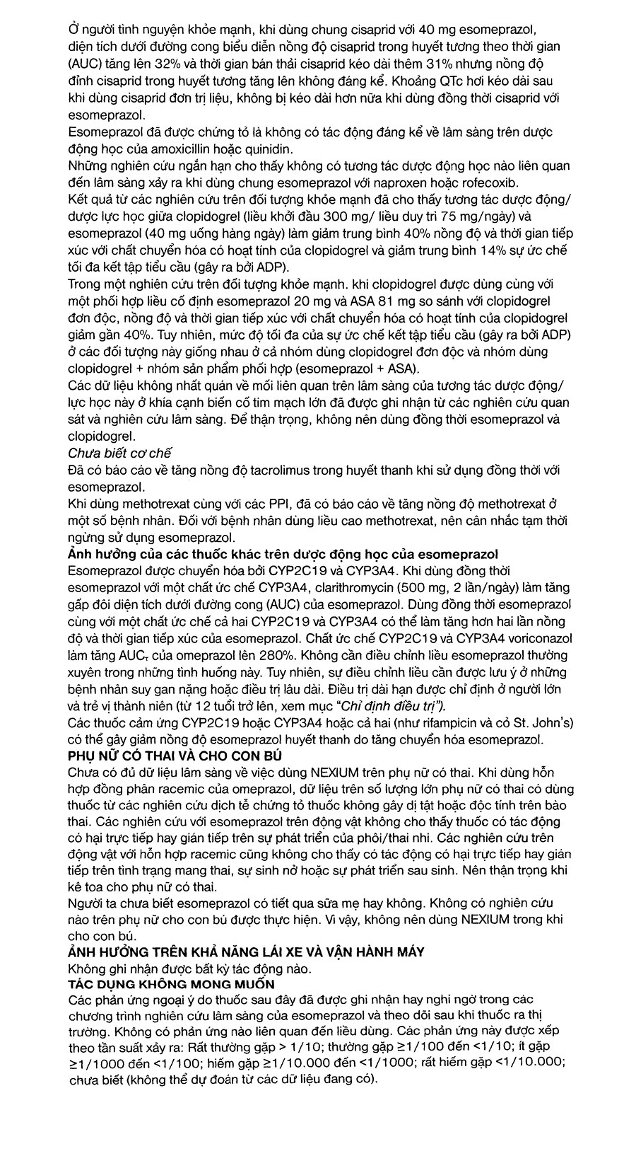 Cốm Nexium 10mg AstraZeneca điều trị trào ngược dạ dày - thực quản (28 gói)