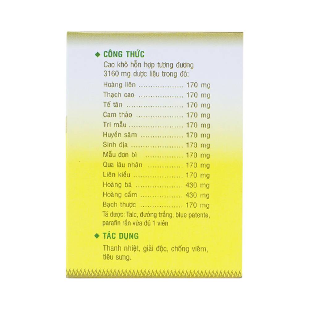 Thuốc Nhiệt Miệng PV điều trị viêm loét miệng lưỡi, miệng môi sưng đau  (100 viên)