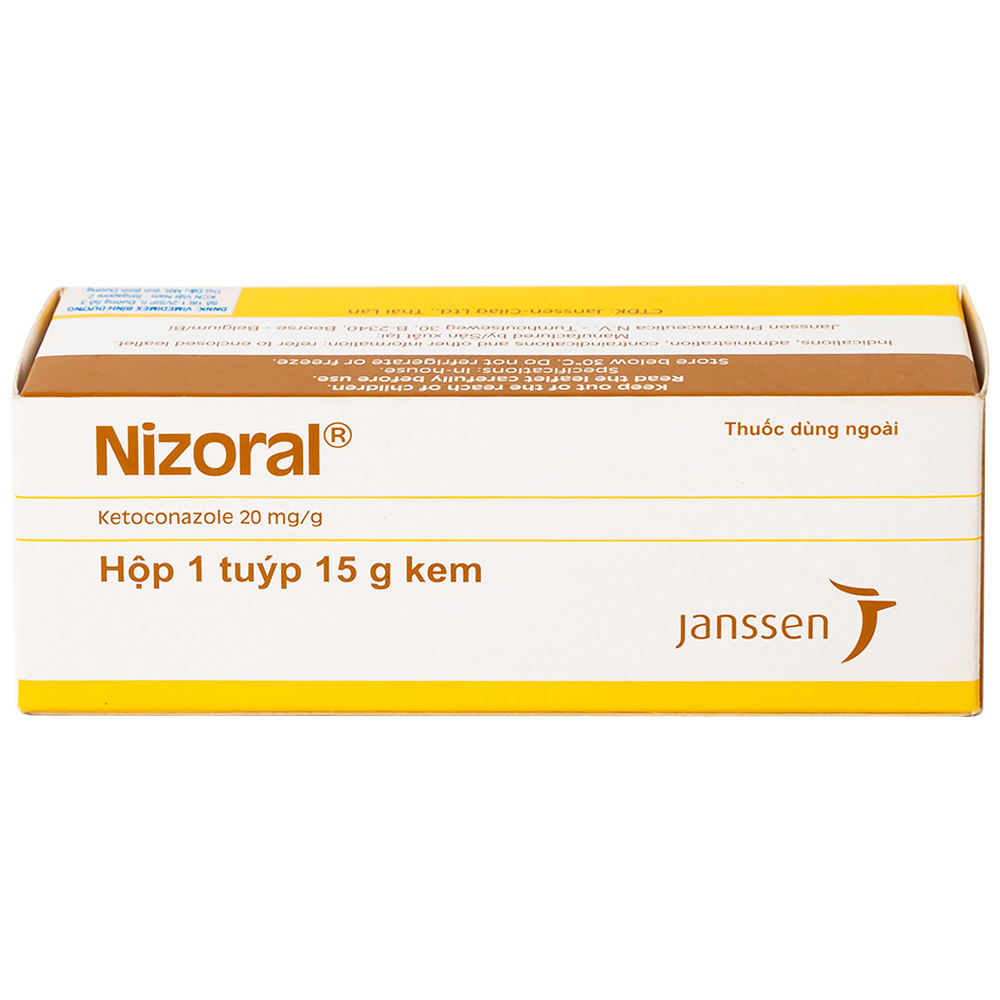 Kem Nizoral Jassen 20mg/g điều trị nhiễm nấm ngoài da (15g) 