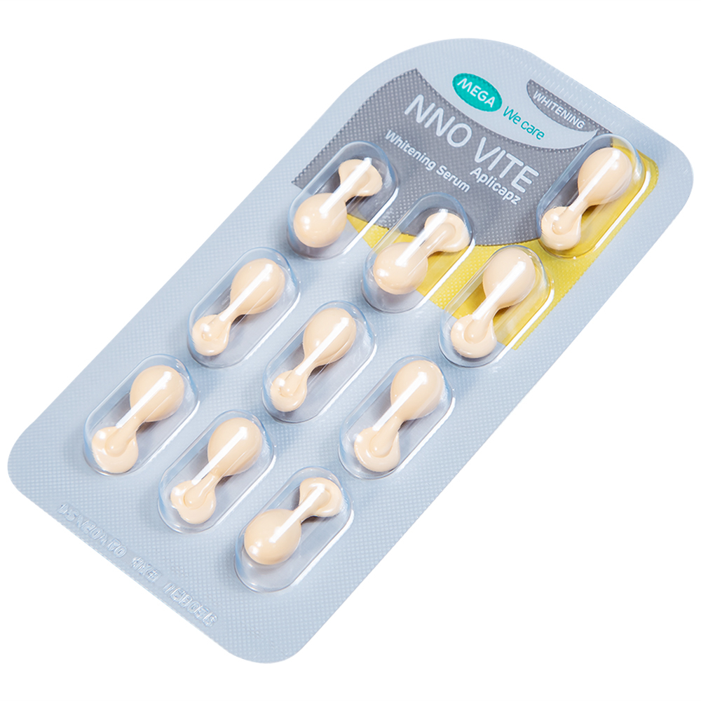 Tinh chất dưỡng da, ngừa lão hóa NNO Vite Aplicapz Whitening Serum Mega 3x10