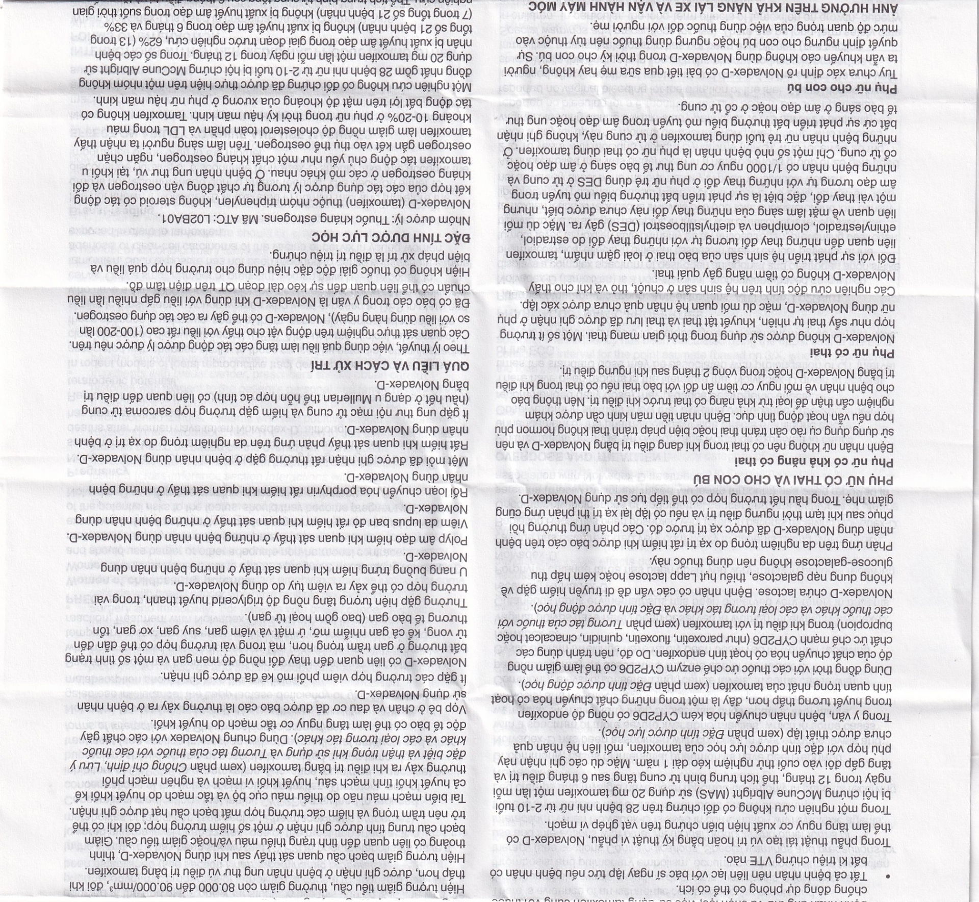 Thuốc Nolvadex-D 20mg AstraZeneca điều trị ung thư vú (3 vỉ x 10 viên)