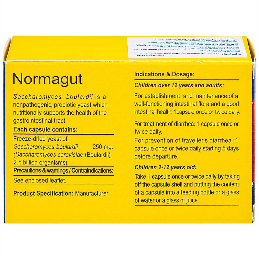 Thuốc Normagut MEGA We care cân bằng hệ vi sinh đường ruột (3 vỉ x 10 viên)