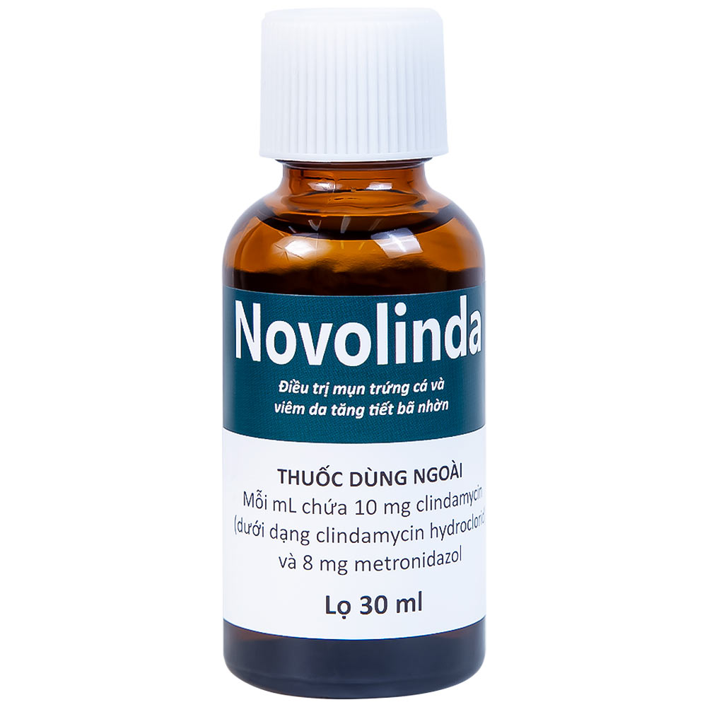 Dung dịch Novolinda CPC1 Hà Nội điều trị bệnh trứng cá, viêm nang lông (30ml)