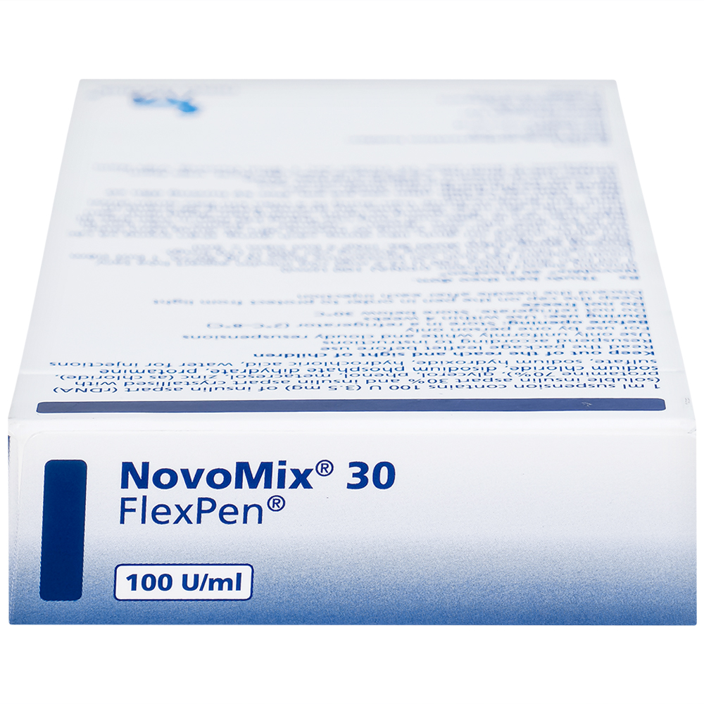 Bút tiêm NovoMix 30 FlexPen Novo Nordisk điều trị đái tháo đường (5 cây x 3ml)