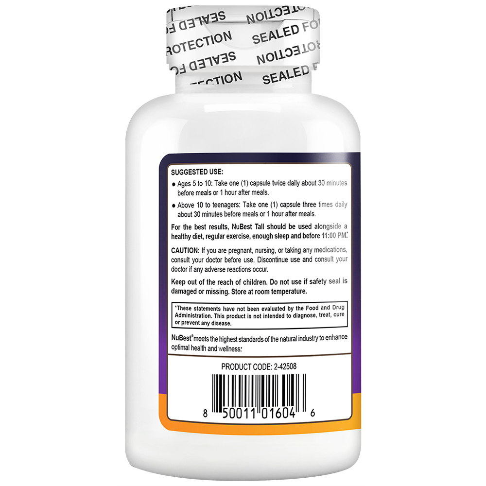 Viên bổ sung canxi hỗ trợ phát triển xương Nubest Tall (60 viên)