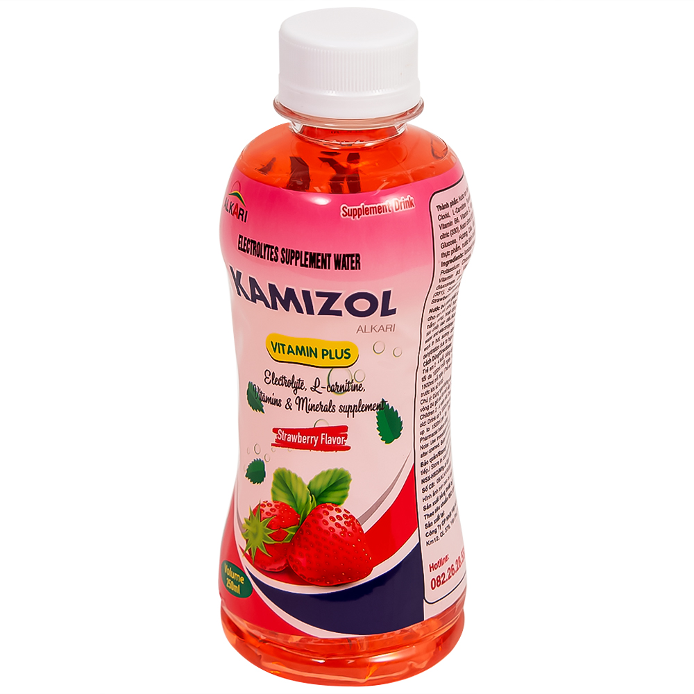 Nước Bù Điện Giải Kamizol Vị Dâu (250ml)