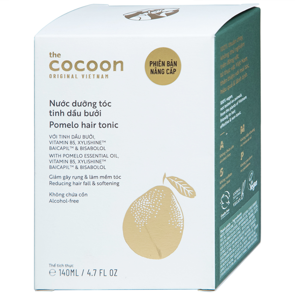 Tinh dầu bưởi dưỡng, ngăn rụng tóc Cocoon phiên bản nâng cấp 140ml