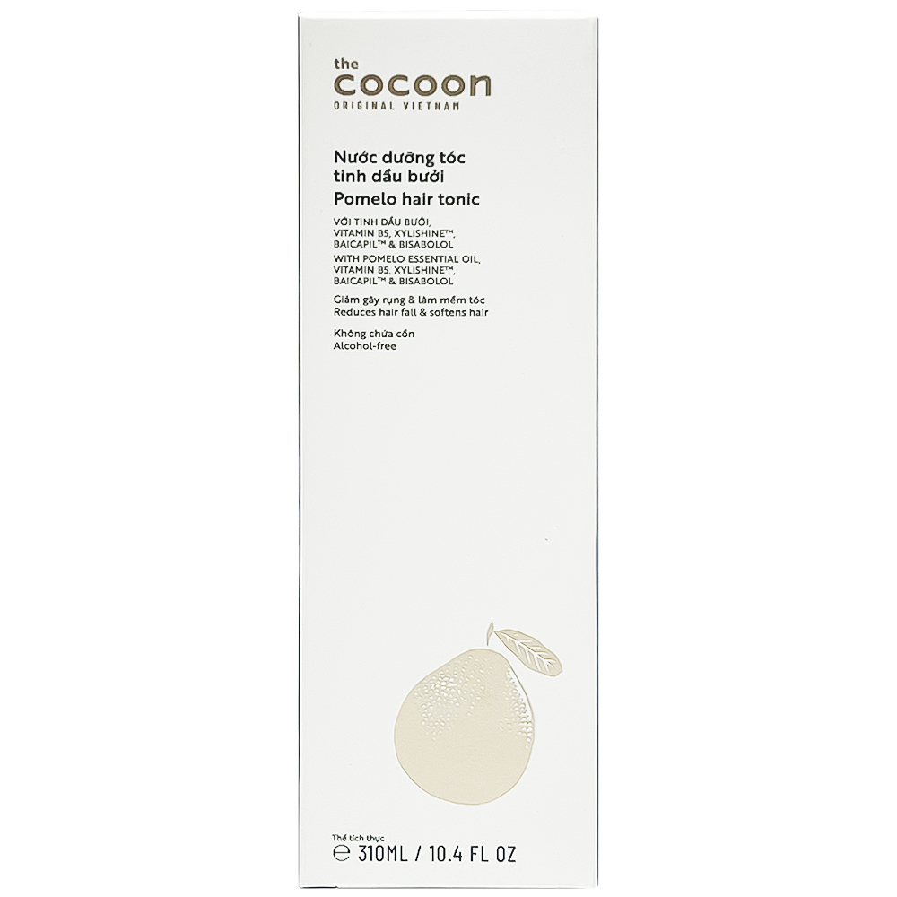 Nước dưỡng tóc tinh dầu bưởi Cocoon giảm gãy rụng, nuôi dưỡng da đầu (310ml)