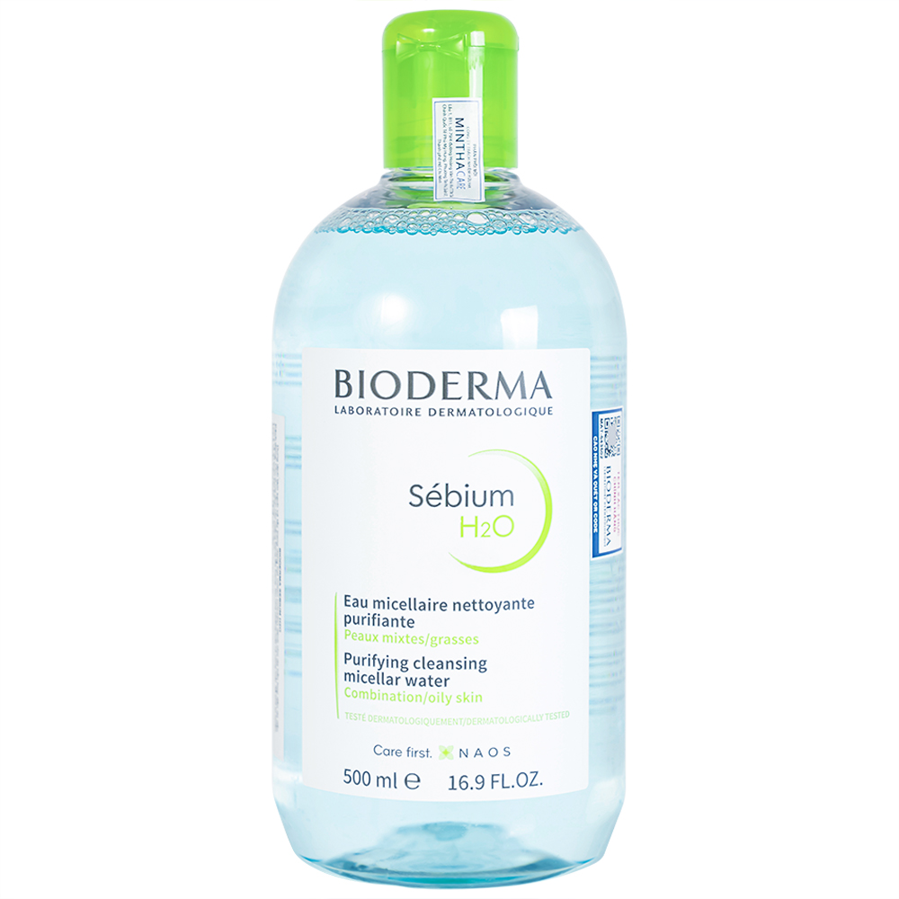 Nước tẩy trang Bioderma Sebium H2O dành cho da dầu và hỗn hợp (500ml)