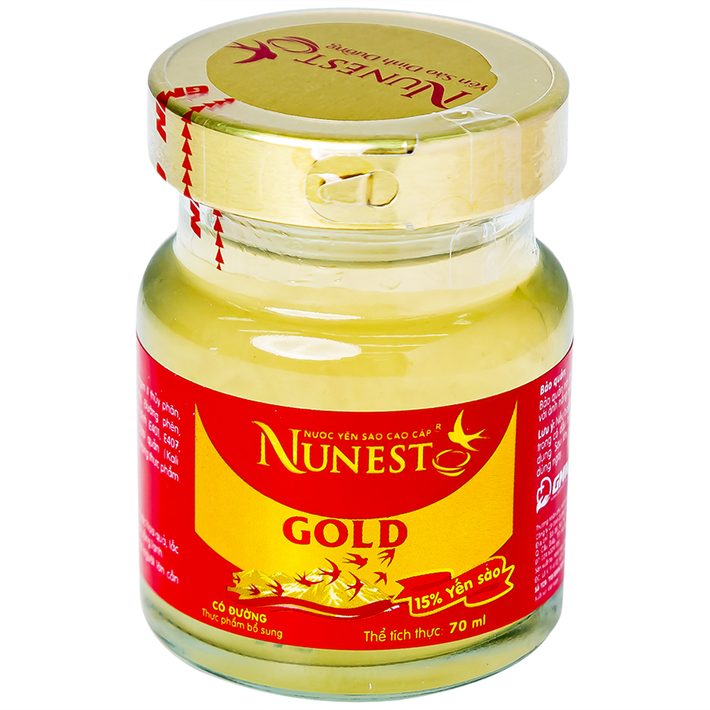 Nước Yến Cao Cấp Nunest Gold (6 hũ x 70ml)