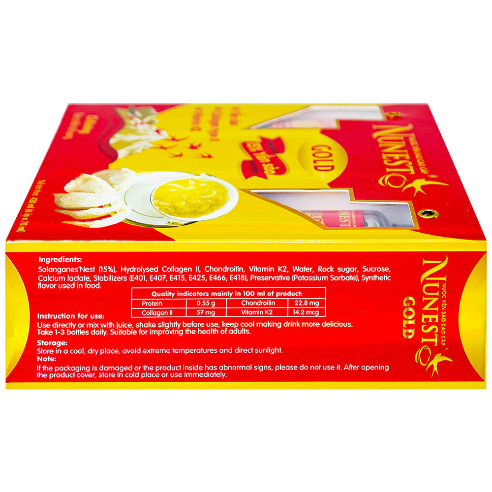Nước Yến Cao Cấp Nunest Gold (6 hũ x 70ml)