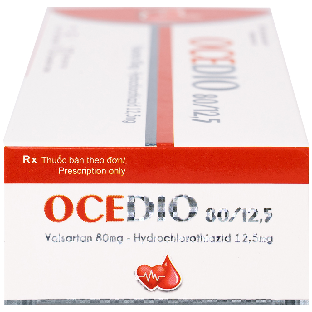 Thuốc Ocedio 80/12,5 VCP điều trị cao huyết áp (5 vỉ x 10 viên)