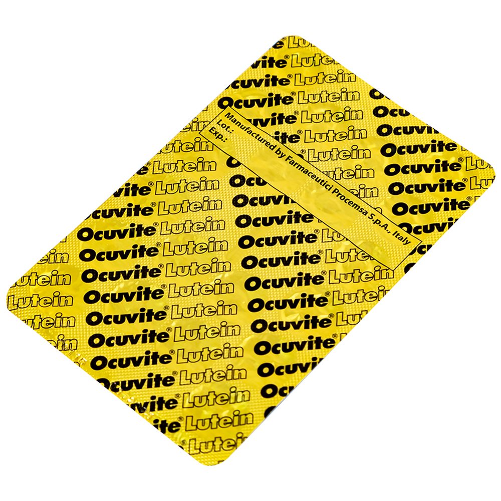 Viên bổ mắt Ocuvite Lutein (3 vỉ x 20 viên)
