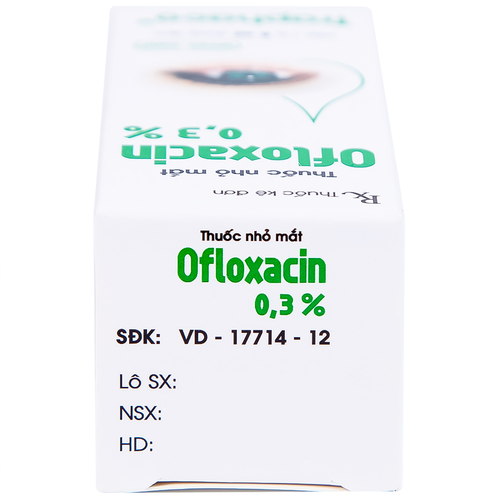Thuốc nhỏ mắt Ofloxacin 0,3% Traphaco điều trị nhiễm trùng mắt, viêm kết mạc (6ml)