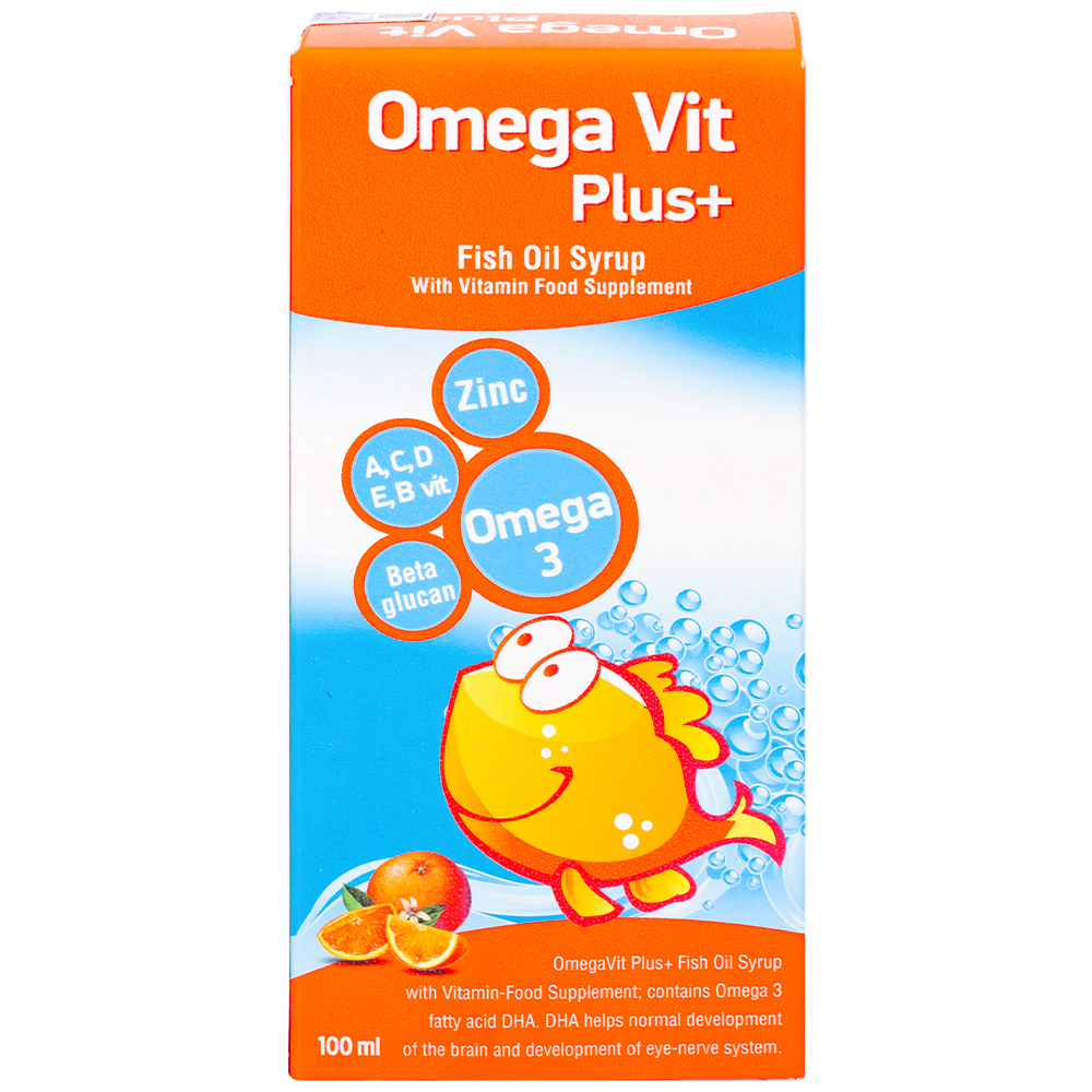 Siro bổ não Omega Vit Plus+ Botafarma (100ml)