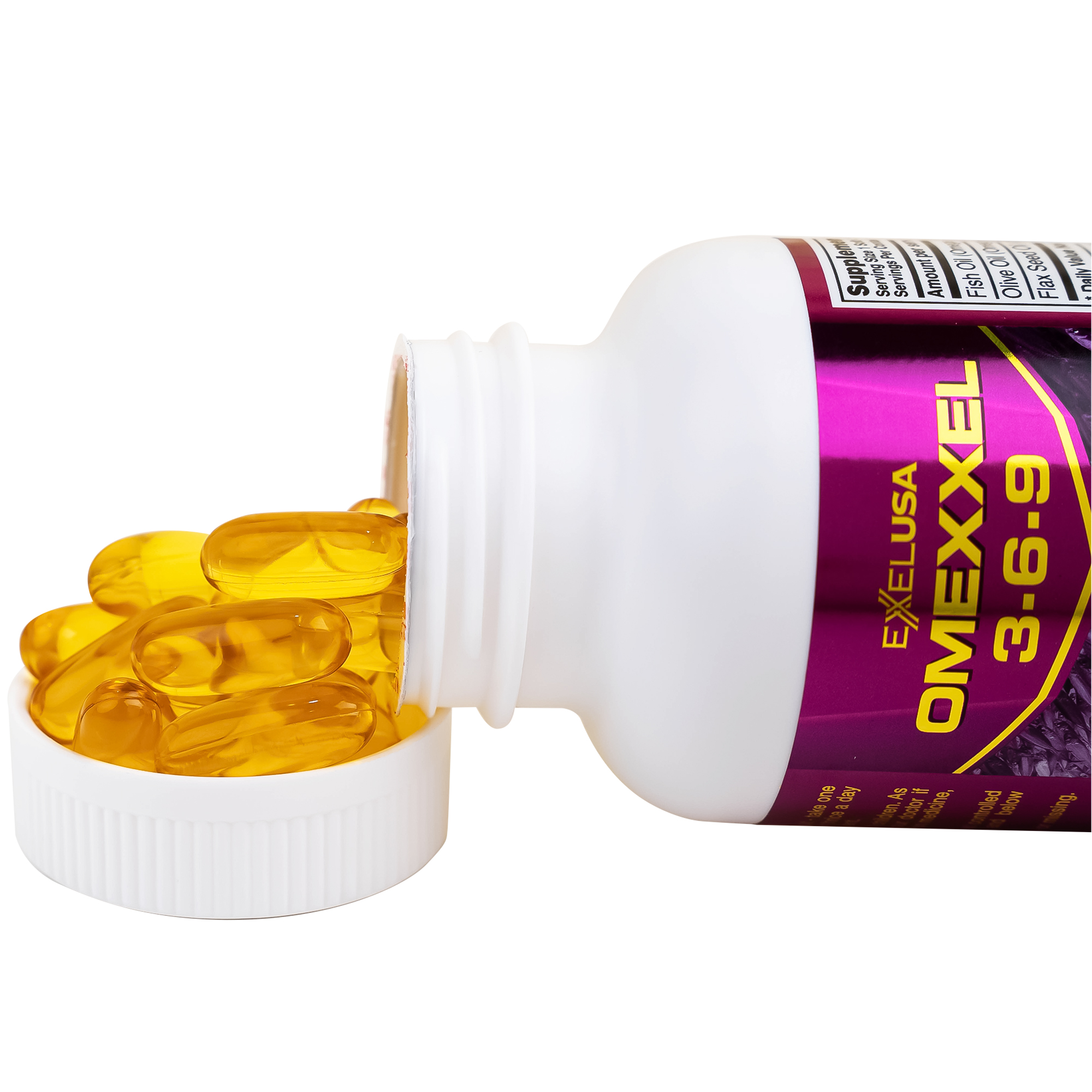 Viên uống hỗ trợ tốt cho não bộ, thị lực và tim mạch Omexxel 3-6-9 (100 viên)