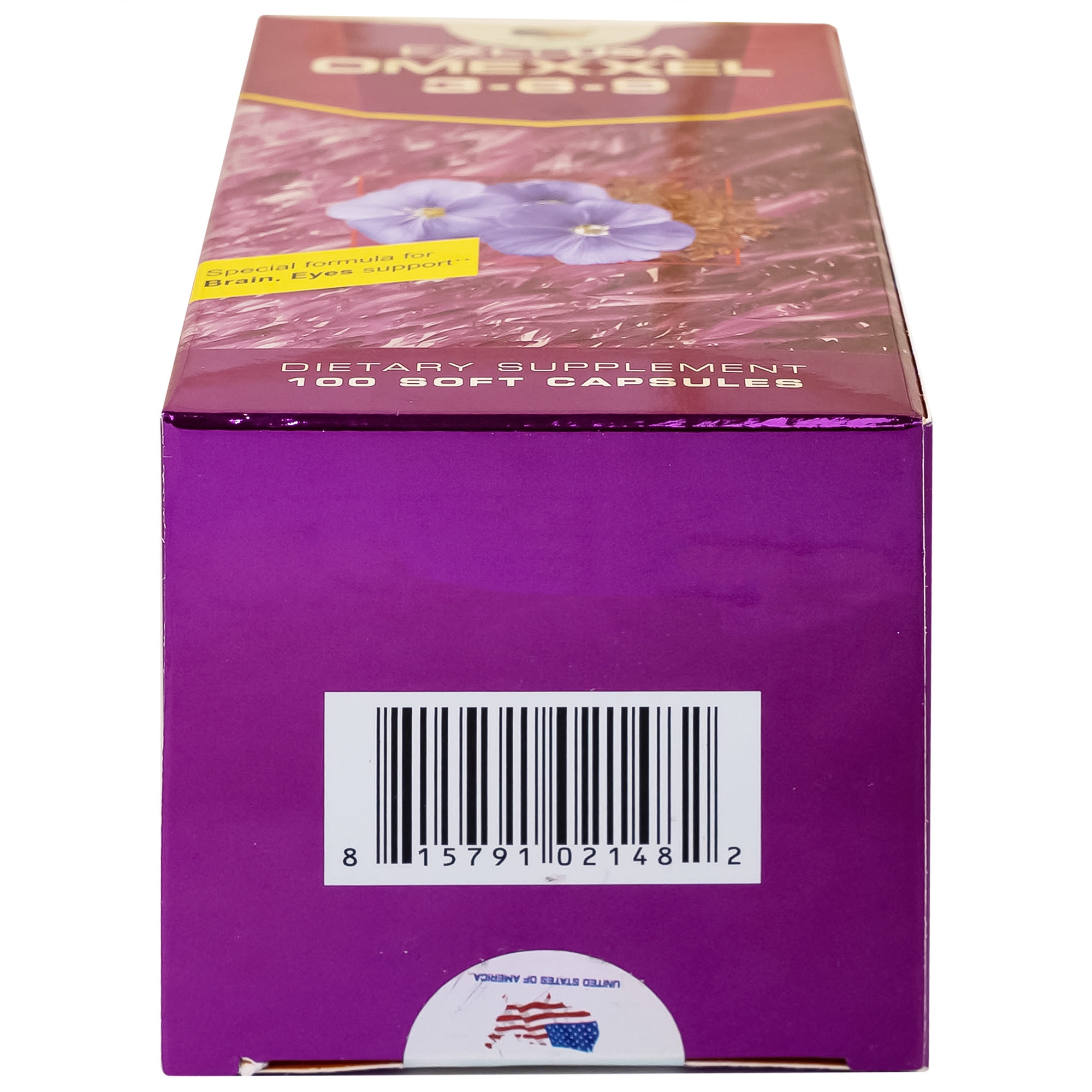 Viên uống hỗ trợ tốt cho não bộ, thị lực và tim mạch Omexxel 3-6-9 (100 viên)