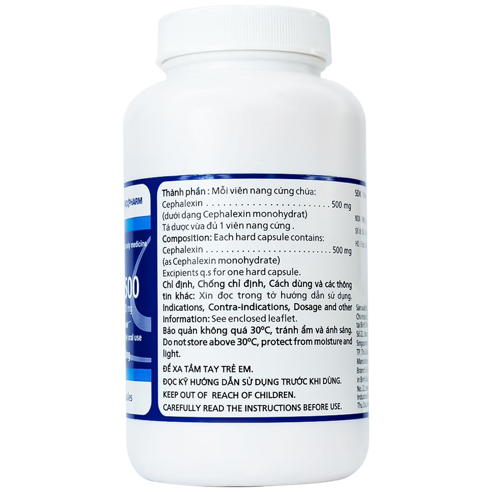 Thuốc OPXIL 500 Imexpharm điều trị các tình trạng nhiễm khuẩn do các vi khuẩn nhạy cảm (200 viên)