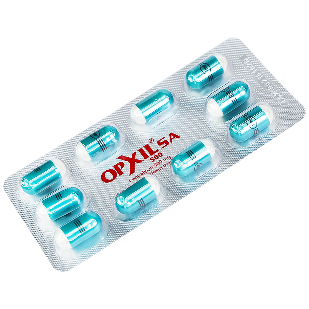 Thuốc OPXIL SA 500 Imexpharm điều trị các nhiễm khuẩn do các vi khuẩn nhạy cảm (10 vỉ x 10 viên)