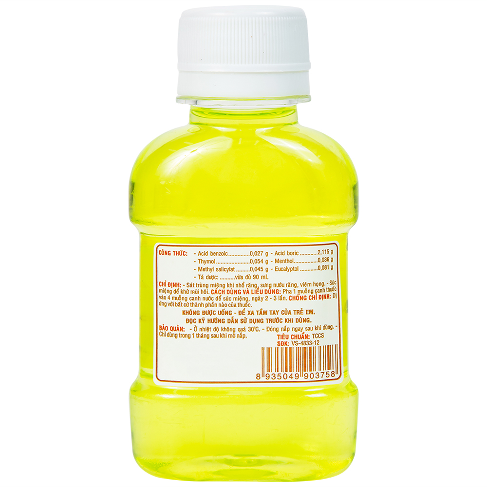 Dung dịch súc miệng Orafar Pharmedic sát trùng miệng khi nhổ răng, sưng nướu răng, viêm họng (90ml)