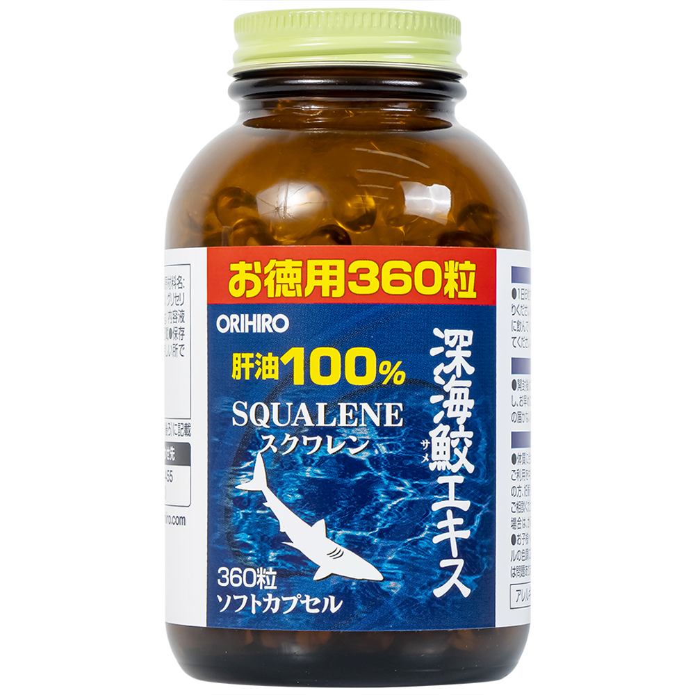 Viên uống giúp chống oxy hóa Orihiro Deep Sea Shark extract (360 viên)