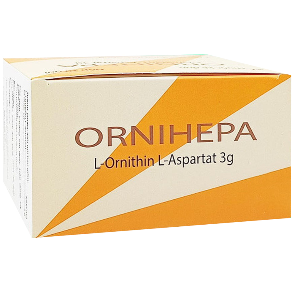 Thuốc Ornihepa L-Ornithin L-Aspartat Hà Nam điều trị tình trạng tăng ammoniac do các bệnh lý về gan (20 gói)