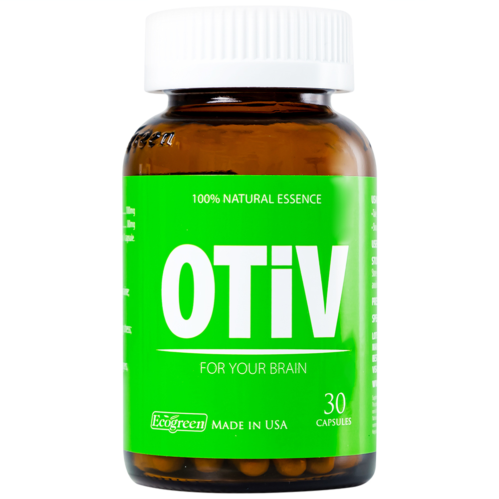 Viên uống giúp tăng cường dưỡng chất cho não Ecogreen OTiV (30 viên)