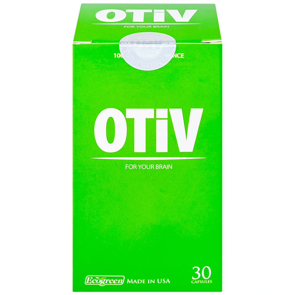 Viên uống giúp tăng cường dưỡng chất cho não Ecogreen OTiV (30 viên)