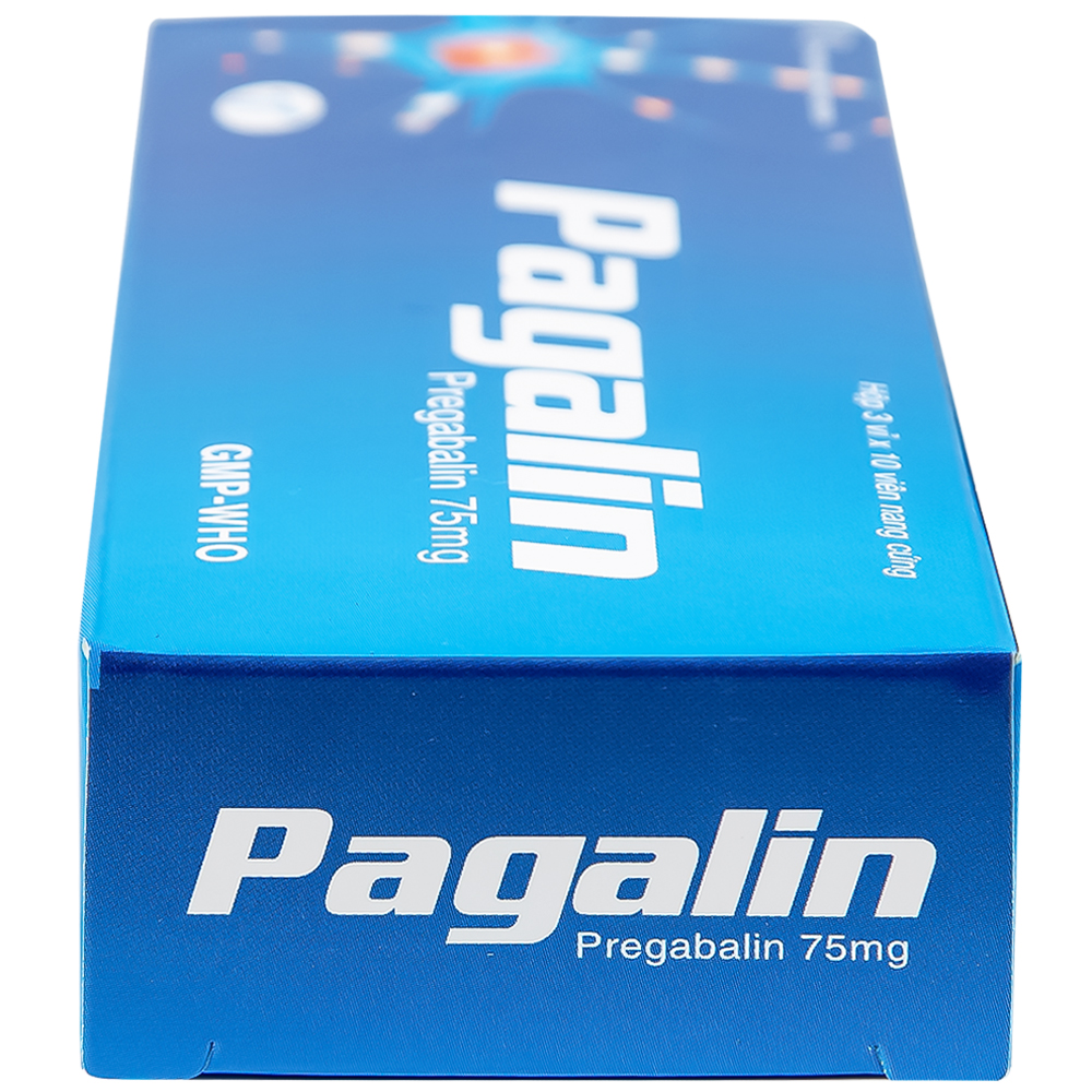 Viên nang cứng Pagalin 75mg Trường Thọ điều trị đau thần kinh, động kinh (3 vỉ x 10 viên)