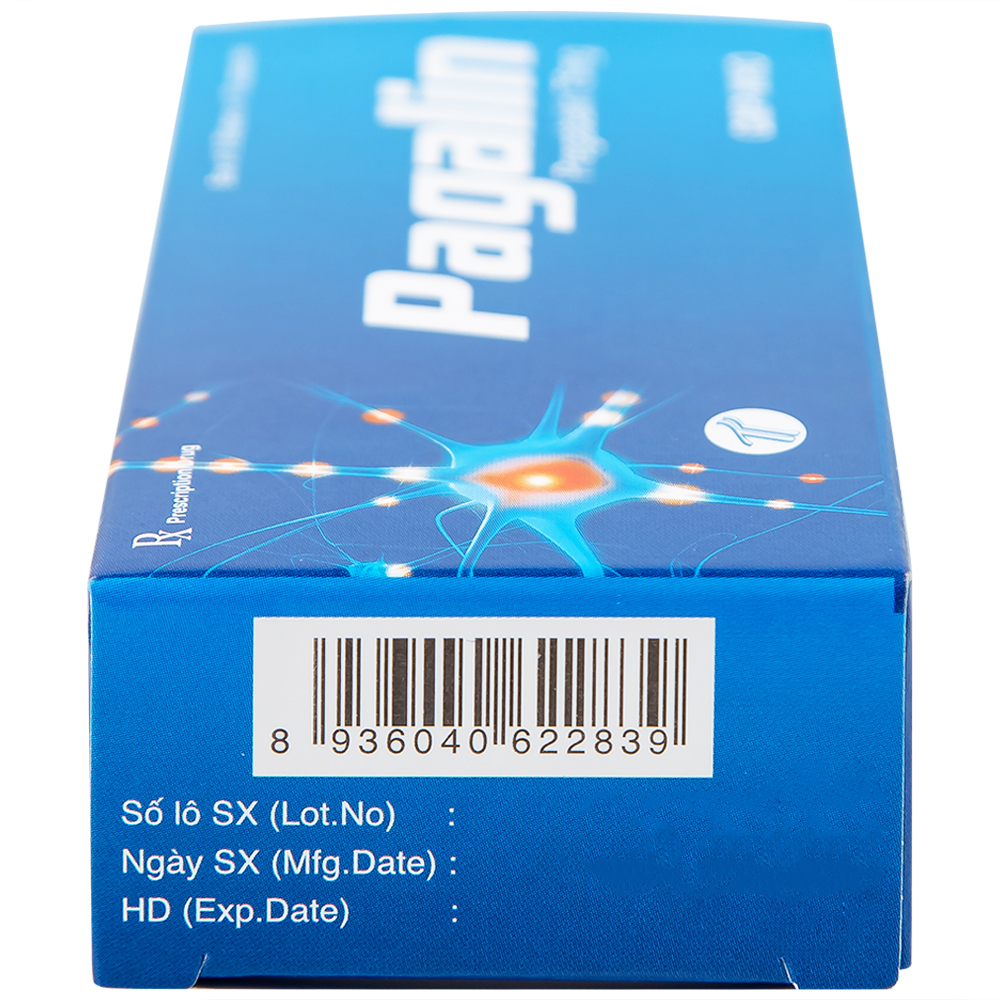 Viên nang cứng Pagalin 75mg Trường Thọ điều trị đau thần kinh, động kinh (3 vỉ x 10 viên)