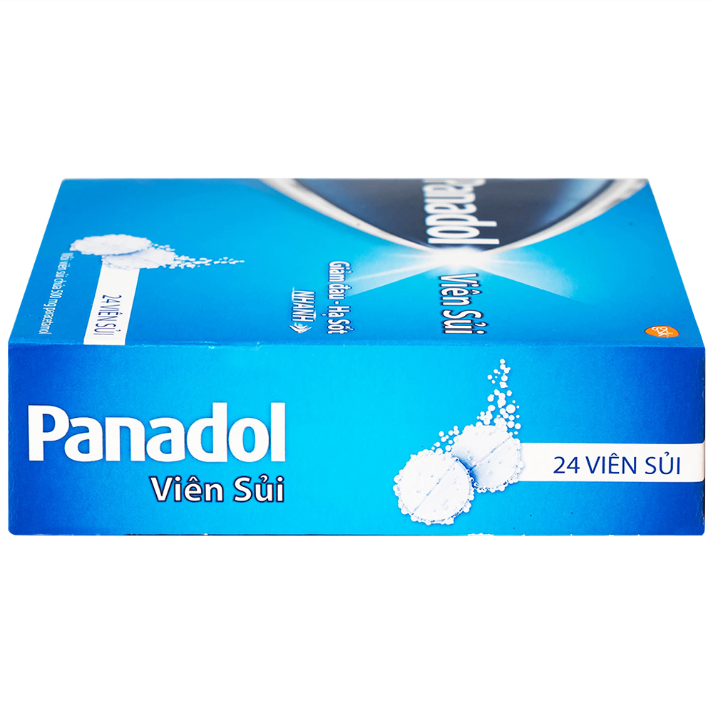 Viên sủi Panadol GSK giảm đau nhẹ và hạ sốt (6 vỉ x 4 viên)