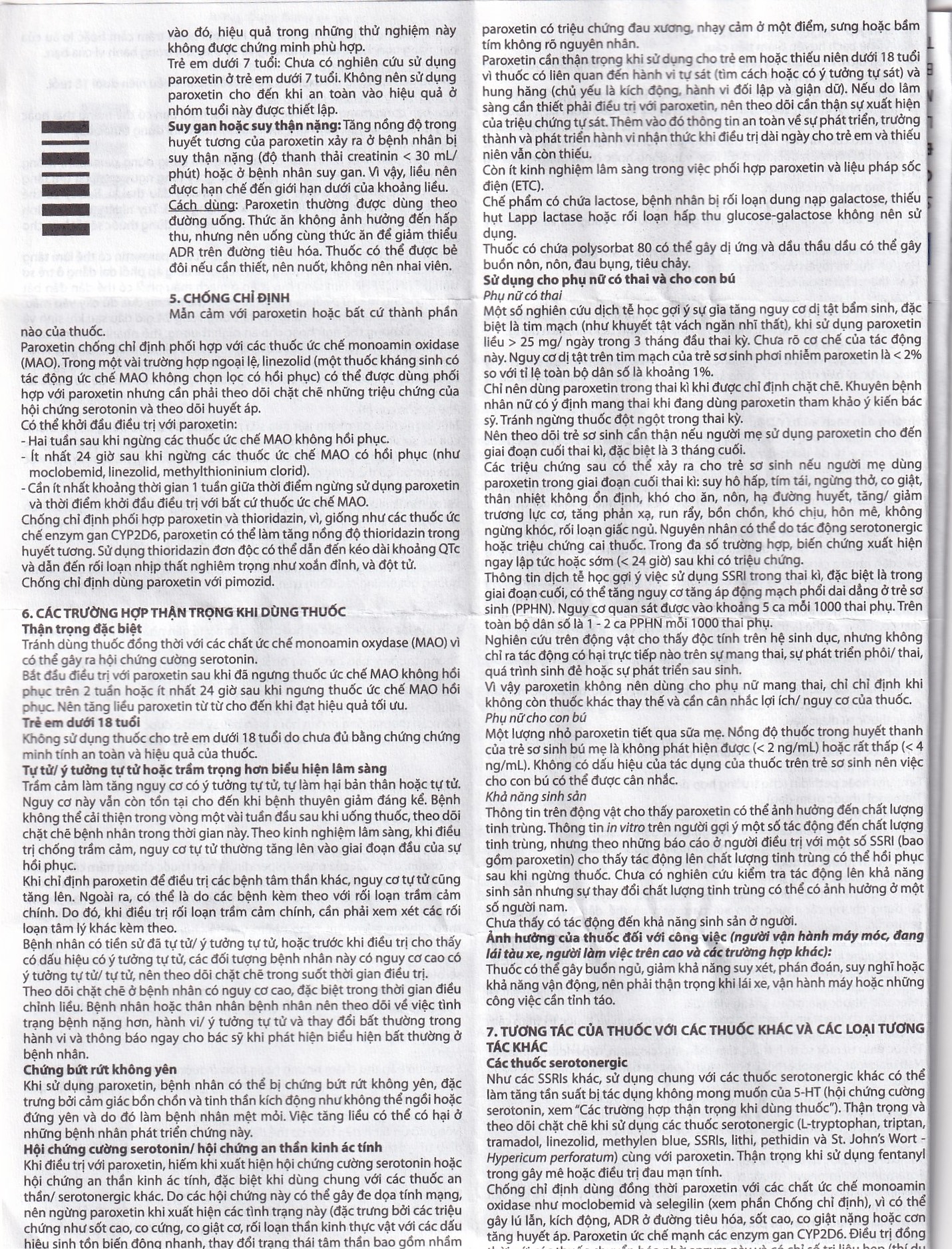 Viên nén Parokey 20mg DaViPharm điều trị trầm cảm, rối loạn ám ảnh cưỡng bức (3 vỉ x 10 viên) 