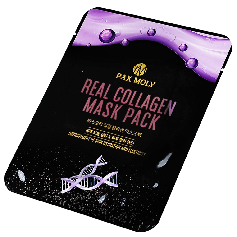Mặt nạ dưỡng ẩm Pax Moly Real Collagen Mask Pack cải thiện độ đàn hồi da