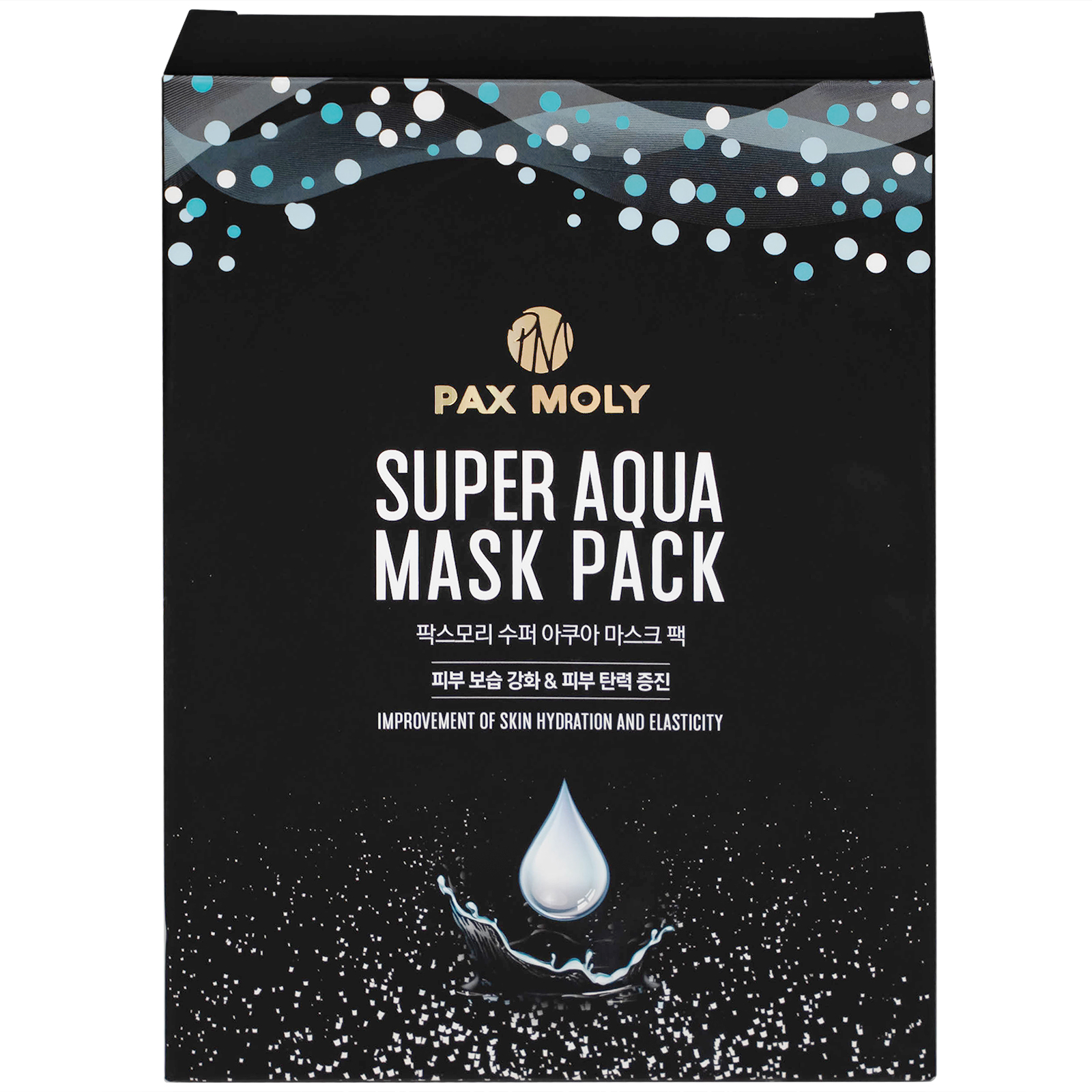 Mặt nạ dưỡng ẩm Pax Moly Super Aqua Mask Pack làm mềm mịn, cải thiện độ đàn hồi da