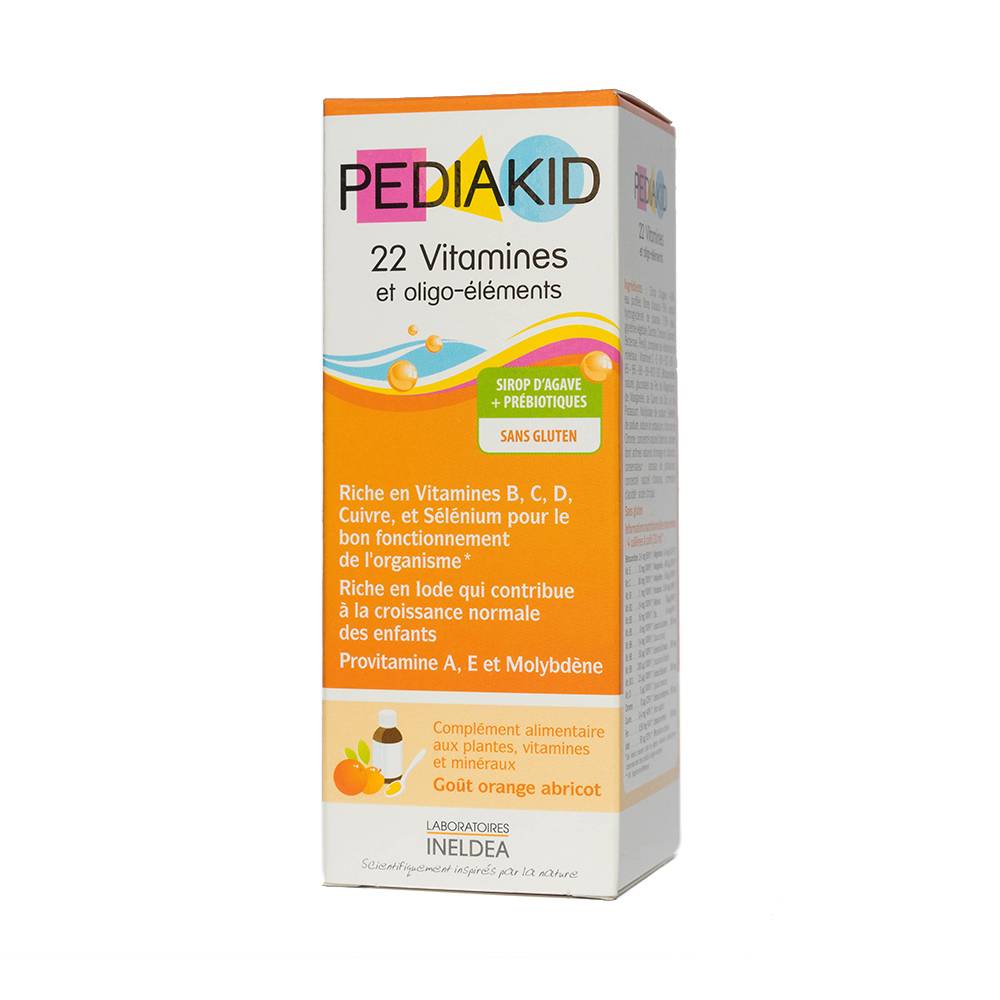 Siro giúp bổ sung vitamin và khoáng chất Pediakid 22 Vitamines (125ml)