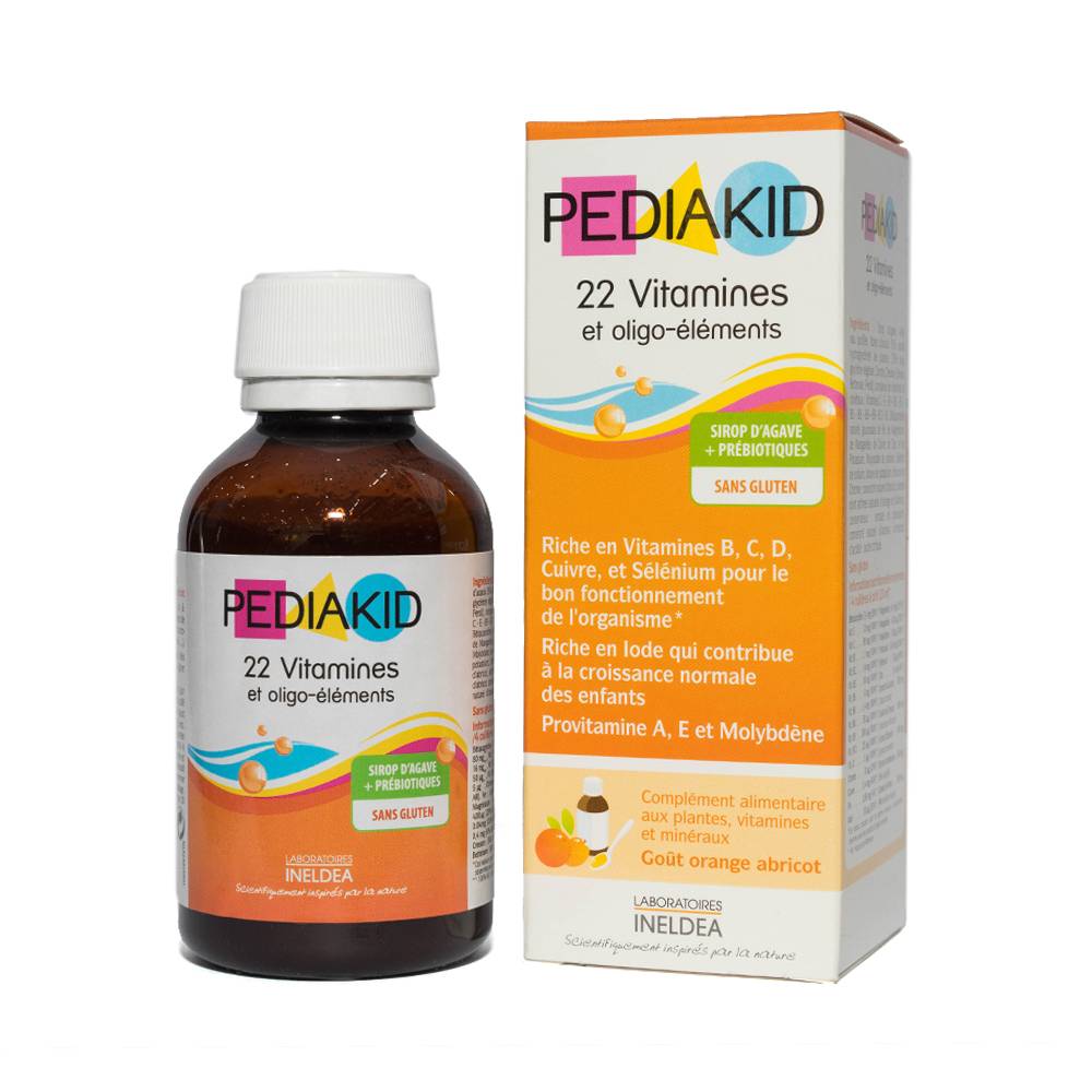 Siro giúp bổ sung vitamin và khoáng chất Pediakid 22 Vitamines (125ml)
