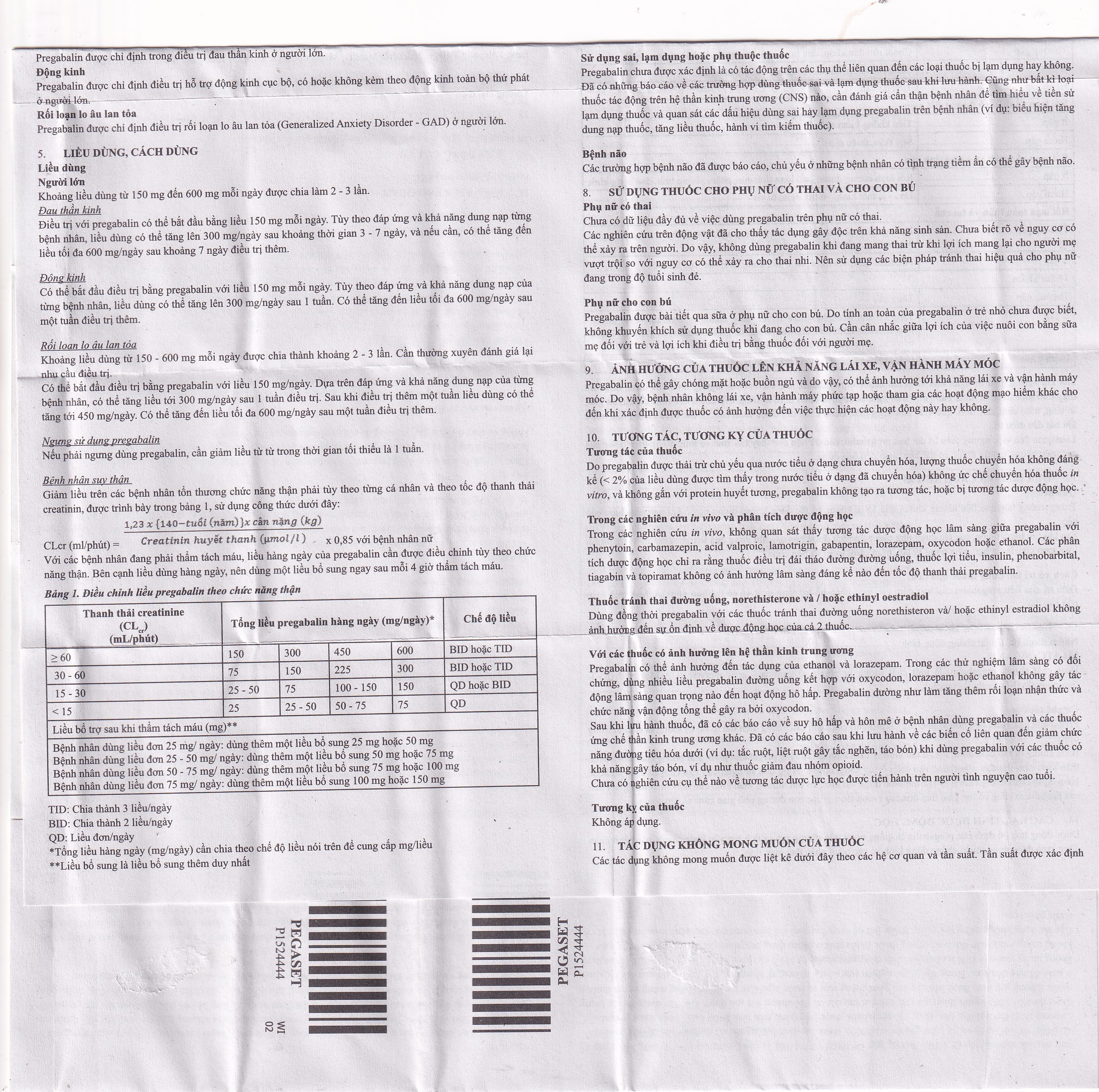 Thuốc Pegaset 50 Aurobindo điều trị đau thần kinh, hỗ trợ động kinh cục bộ (4 vỉ x 7 viên)