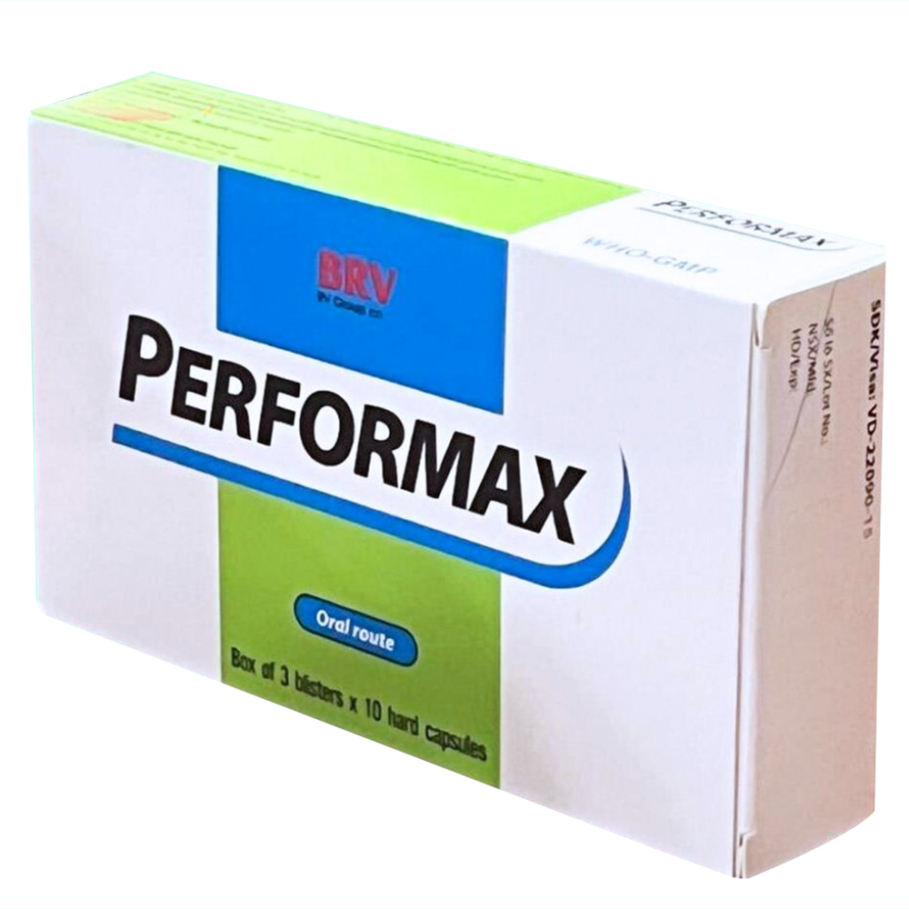 Thuốc Performax BRV giảm triệu chứng viêm khớp gối nhẹ và trung bình (3 vỉ x 10 viên)