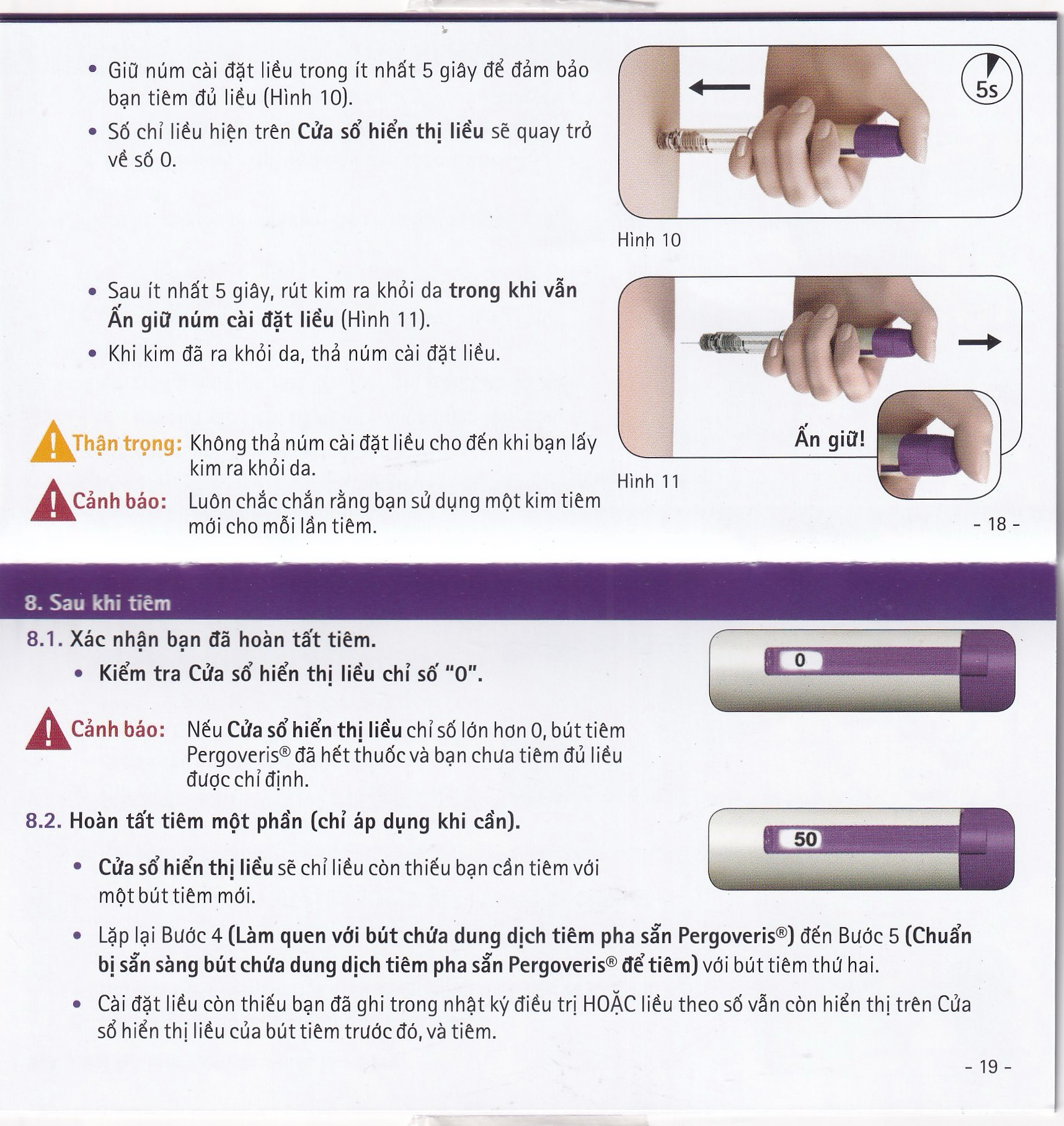 Pergoveris 300Iu + 150Iu  Merck 0.48Ml Điều Trị Hiếm Muộn