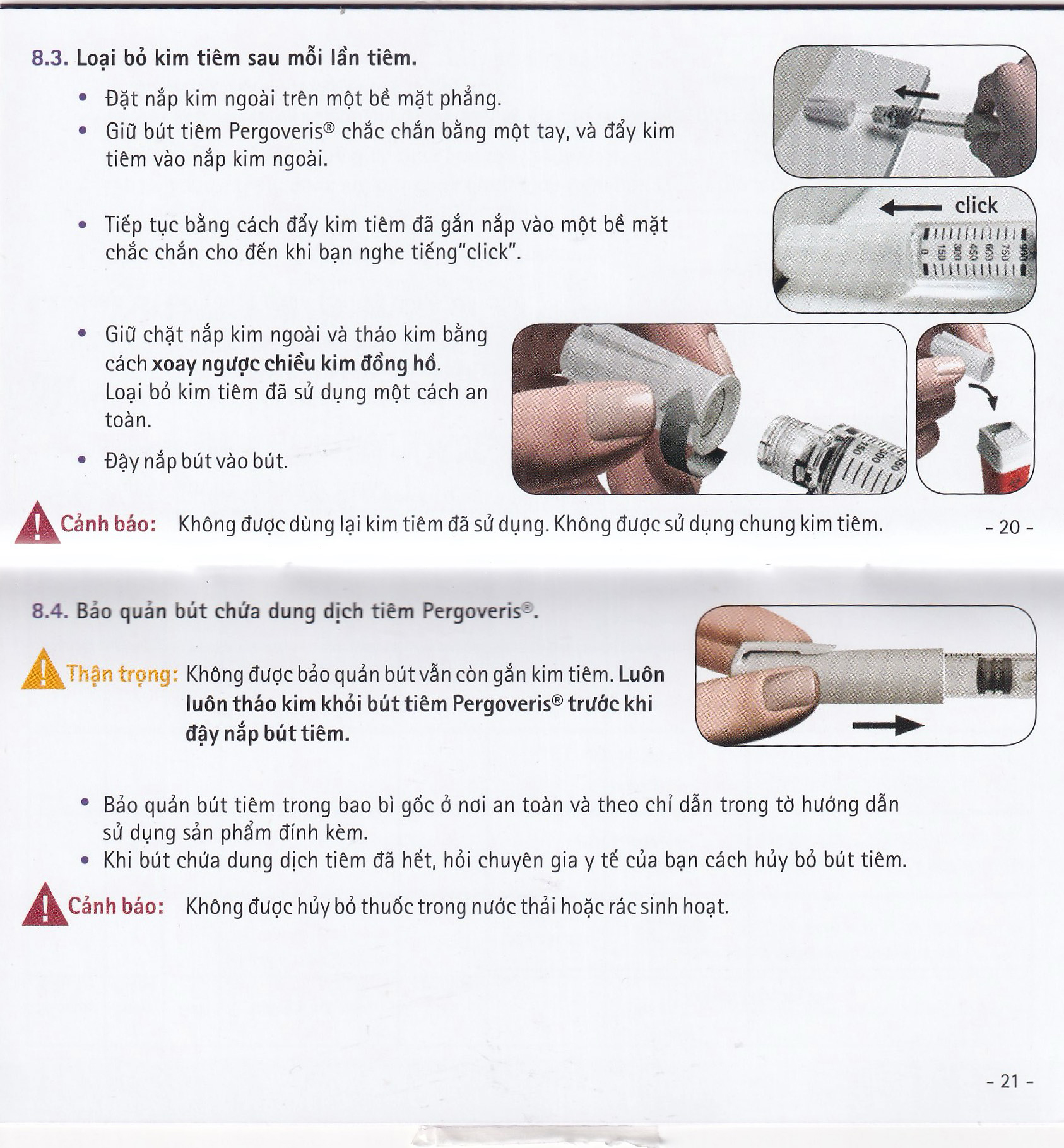 Pergoveris 300Iu + 150Iu  Merck 0.48Ml Điều Trị Hiếm Muộn