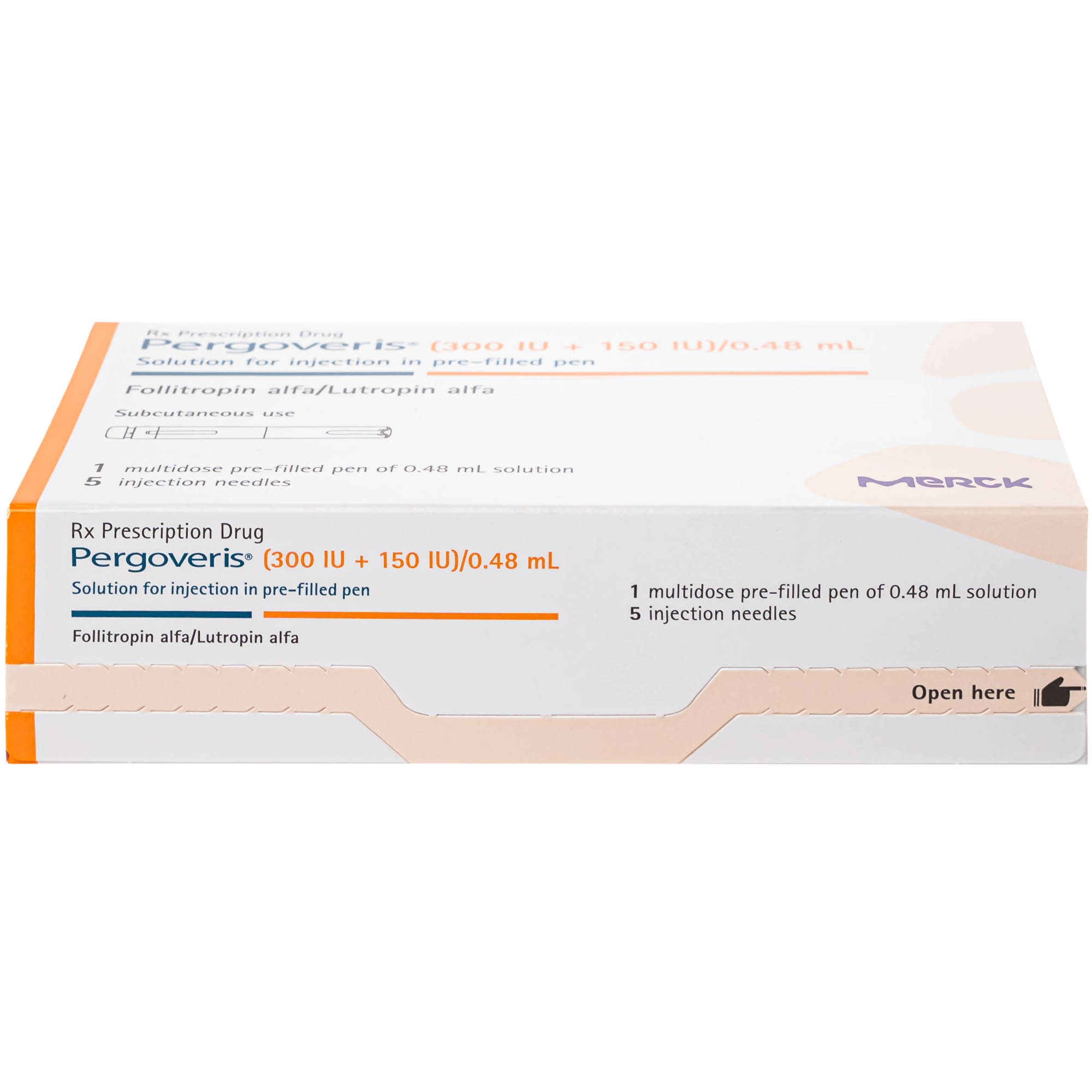 Pergoveris 300Iu + 150Iu  Merck 0.48Ml Điều Trị Hiếm Muộn