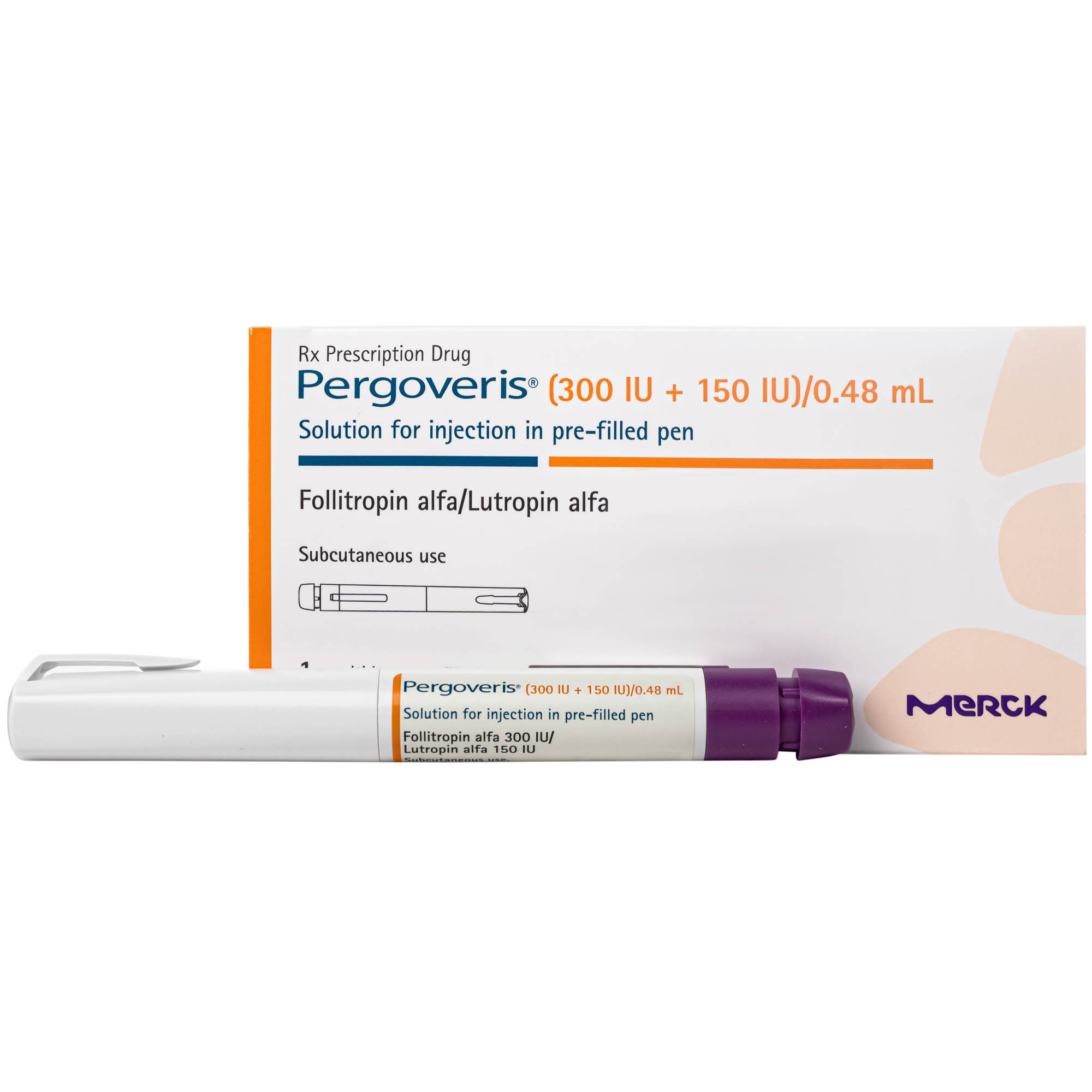 Pergoveris 300Iu + 150Iu  Merck 0.48Ml Điều Trị Hiếm Muộn