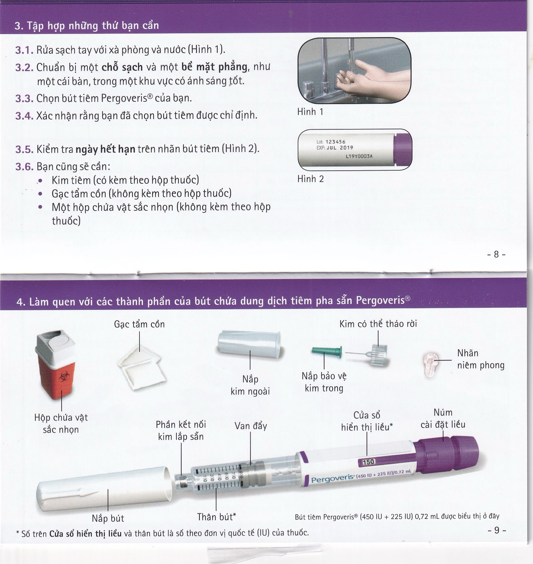 Pergoveris 450Iu + 225Iu Thuốc Kích Thích Noãn Phát Triển